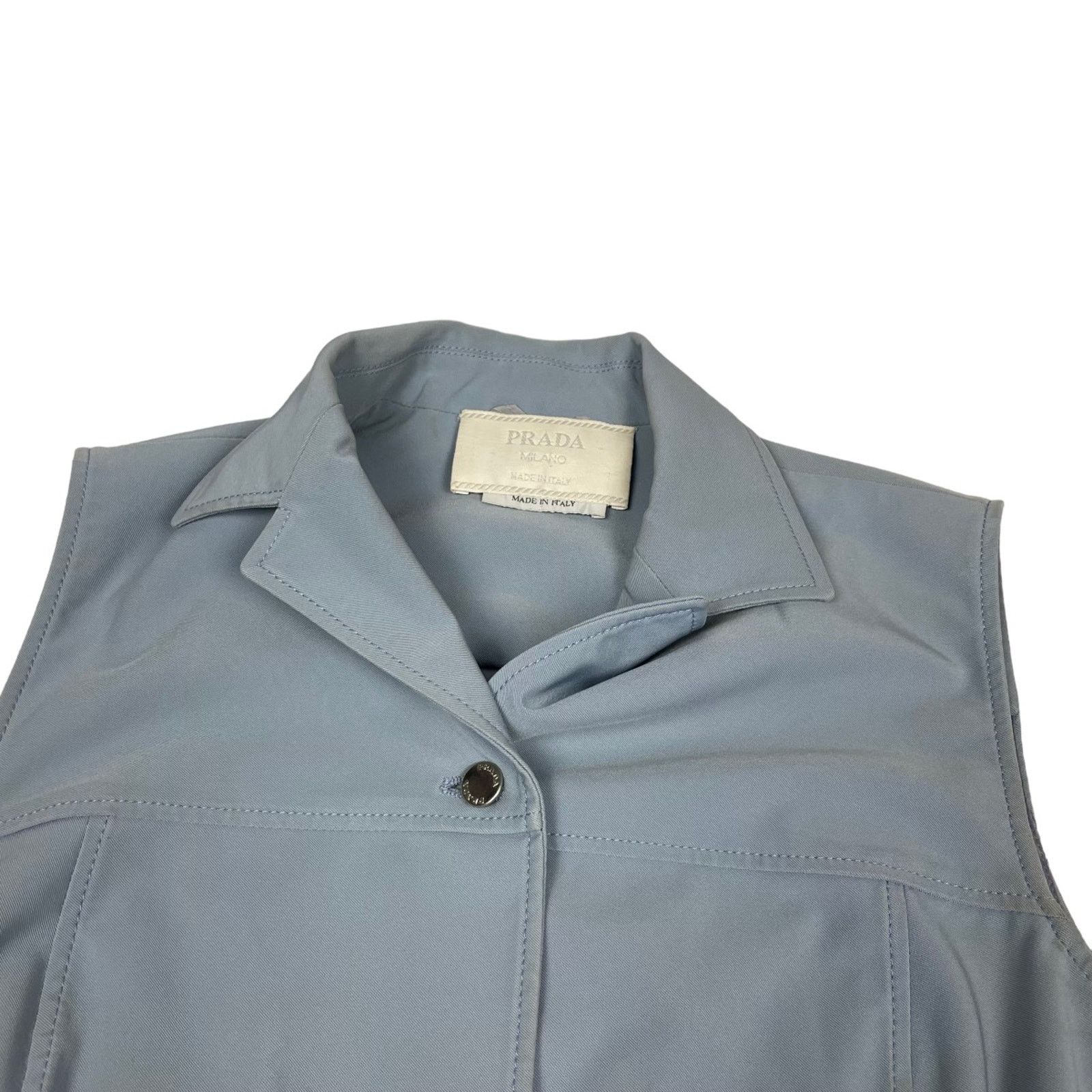 Prada Prada Milano navy blue Vest Size S / US 4 / IT 40 - 2 Thumbnail