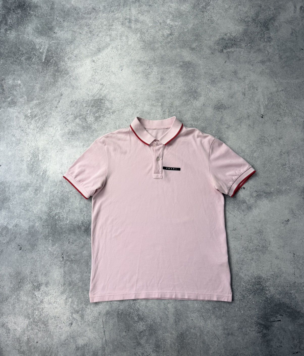 Prada Prada Pale pink polo shirt Size US M / EU 48-50 / 2 - 1 Thumbnail