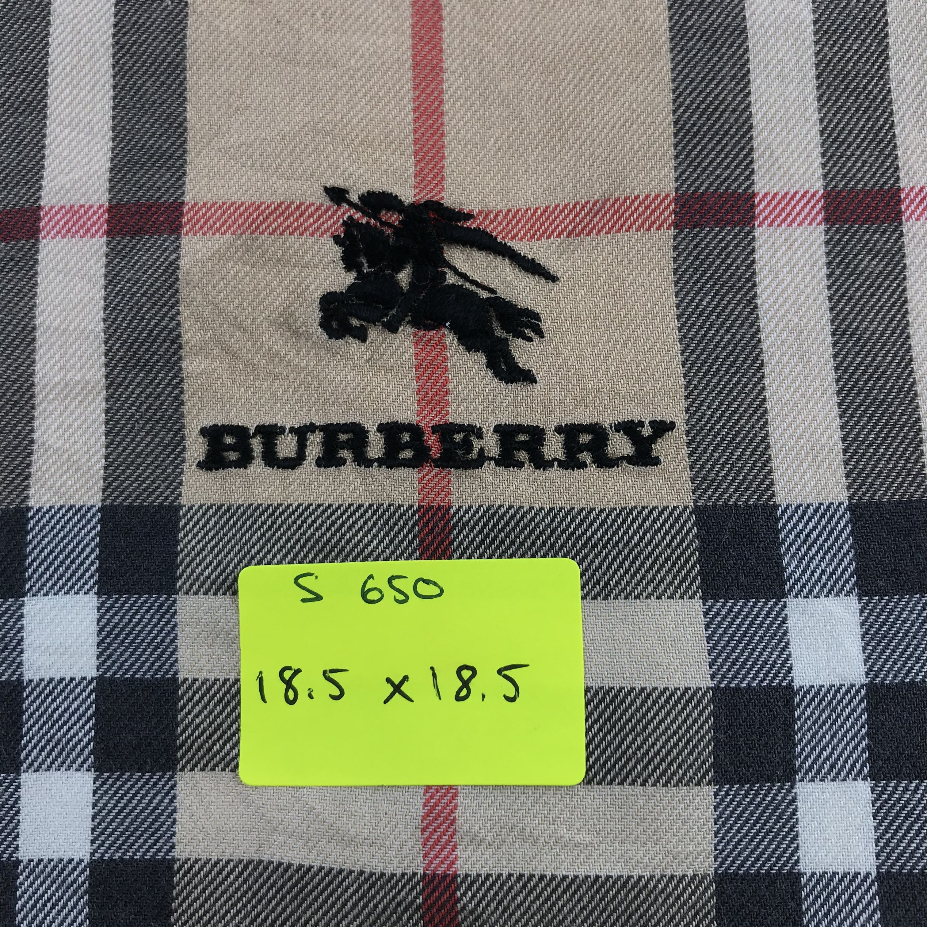 Burberry × Vintage Burberry Bandana / Handkerchief / Neckerchief - S650 Size ONE SIZE - 6 Thumbnail