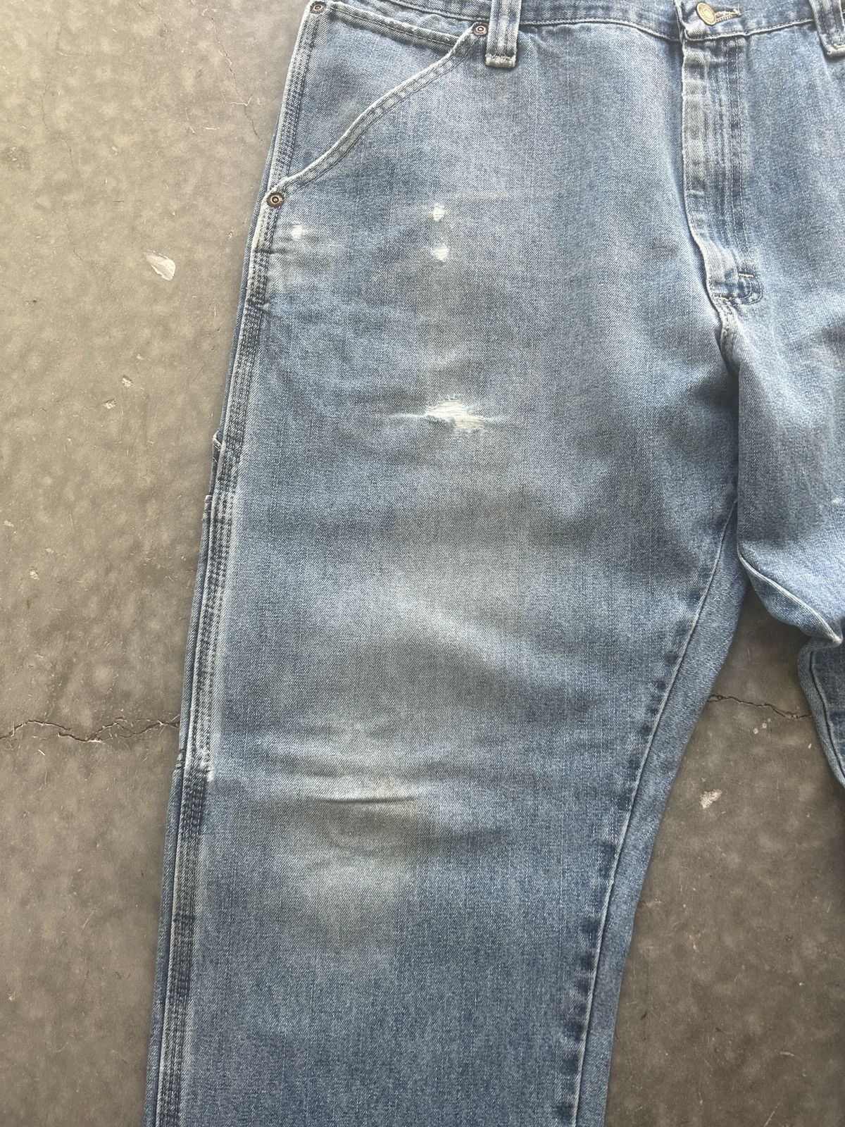 Vintage × Wrangler Vintage Y2K Carhartt Style Baggy Carpenter Jeans Size US 36 / EU 52 - 7 Thumbnail