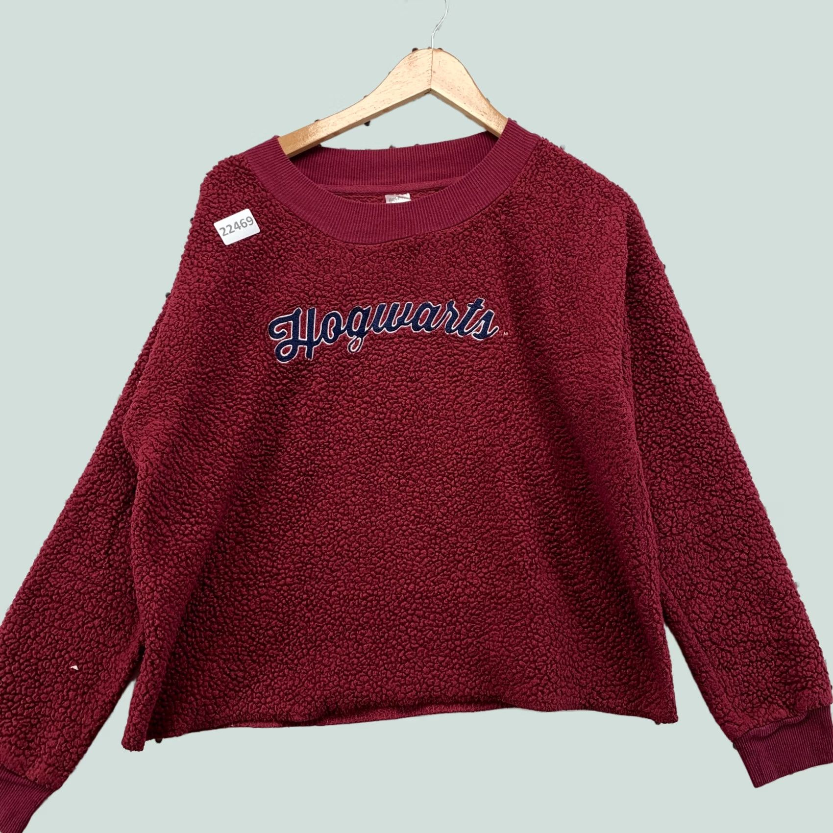 Vintage Harry Potter Shirt Womens XL Red Hogwarts Sherpa Sleepwear Sweatshirt Maroon 5x23 Size XL / US 12-14 / IT 48-50 - 1 Thumbnail