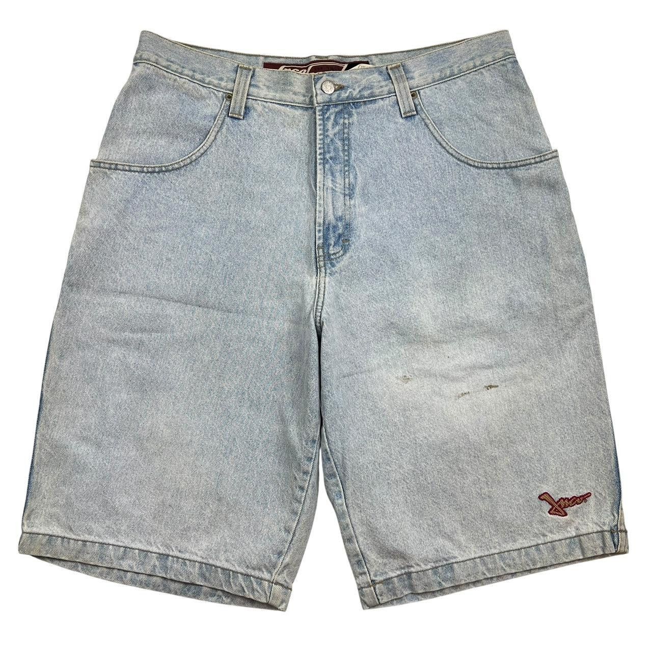 JNCO Vintage Jnco Embroidered Denim Baggy Shorts Jorts - Waist 38 Size US 38 / EU 54 - 1 Thumbnail