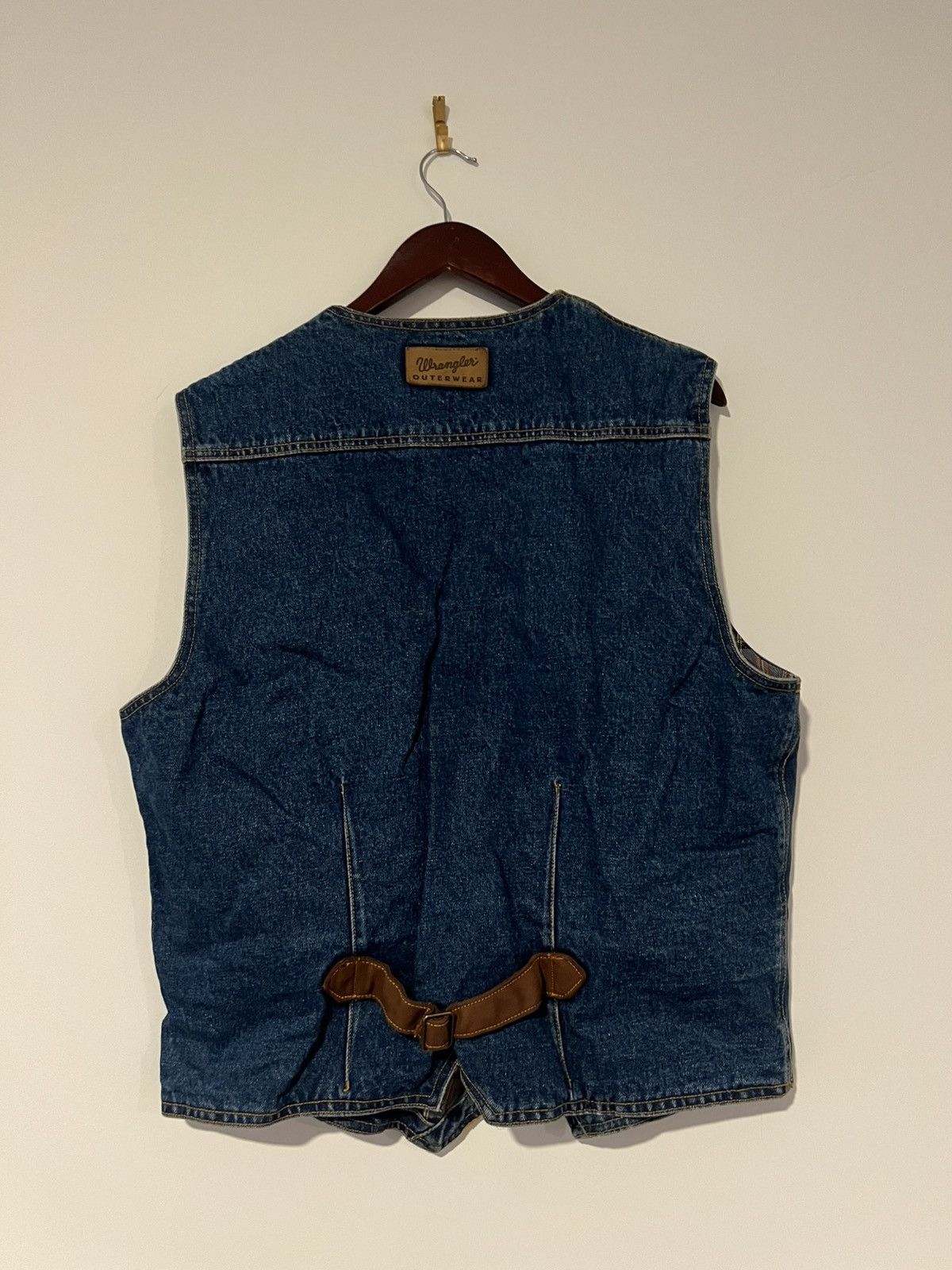 Vintage × Warner Bros Vintage Wrangler Denim Vest Size US XL / EU 56 / 4 - 3 Thumbnail