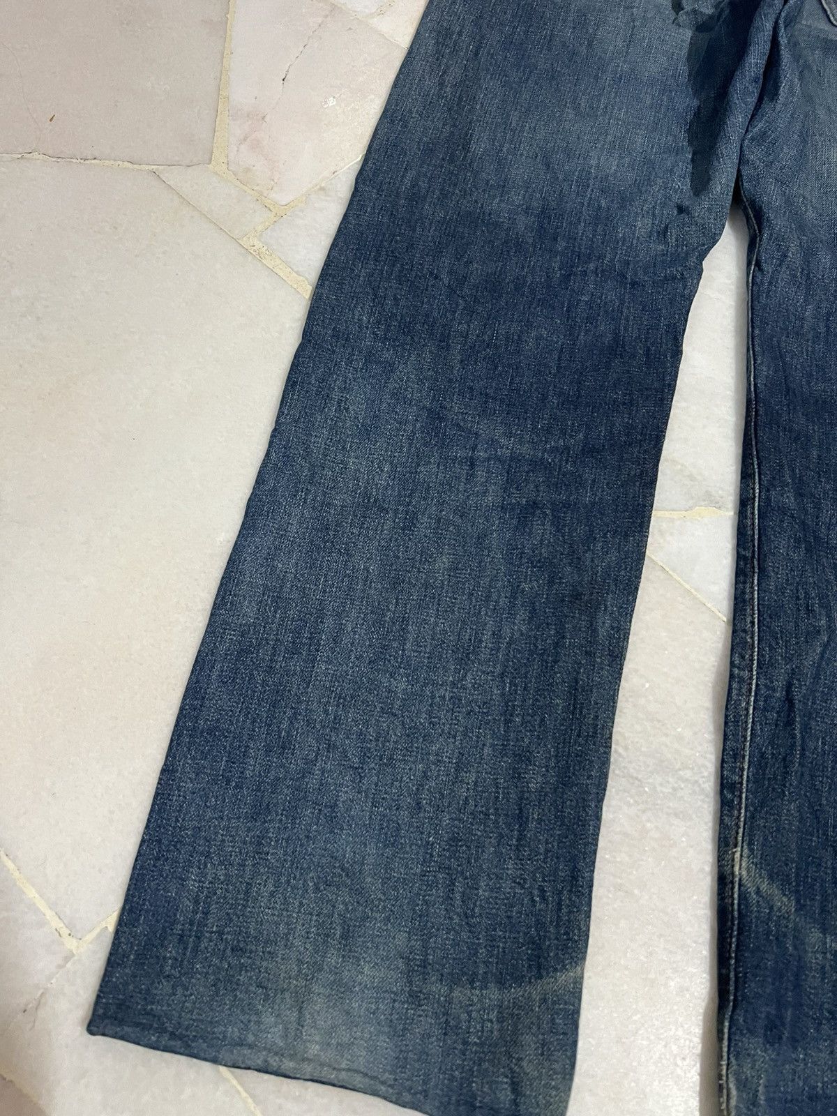 If Six Was Nine × Japanese Brand 💥Baggy💥Vintage Gl Heart Mud Wash Distressed Jeans Japan Size US 31 - 12 Thumbnail