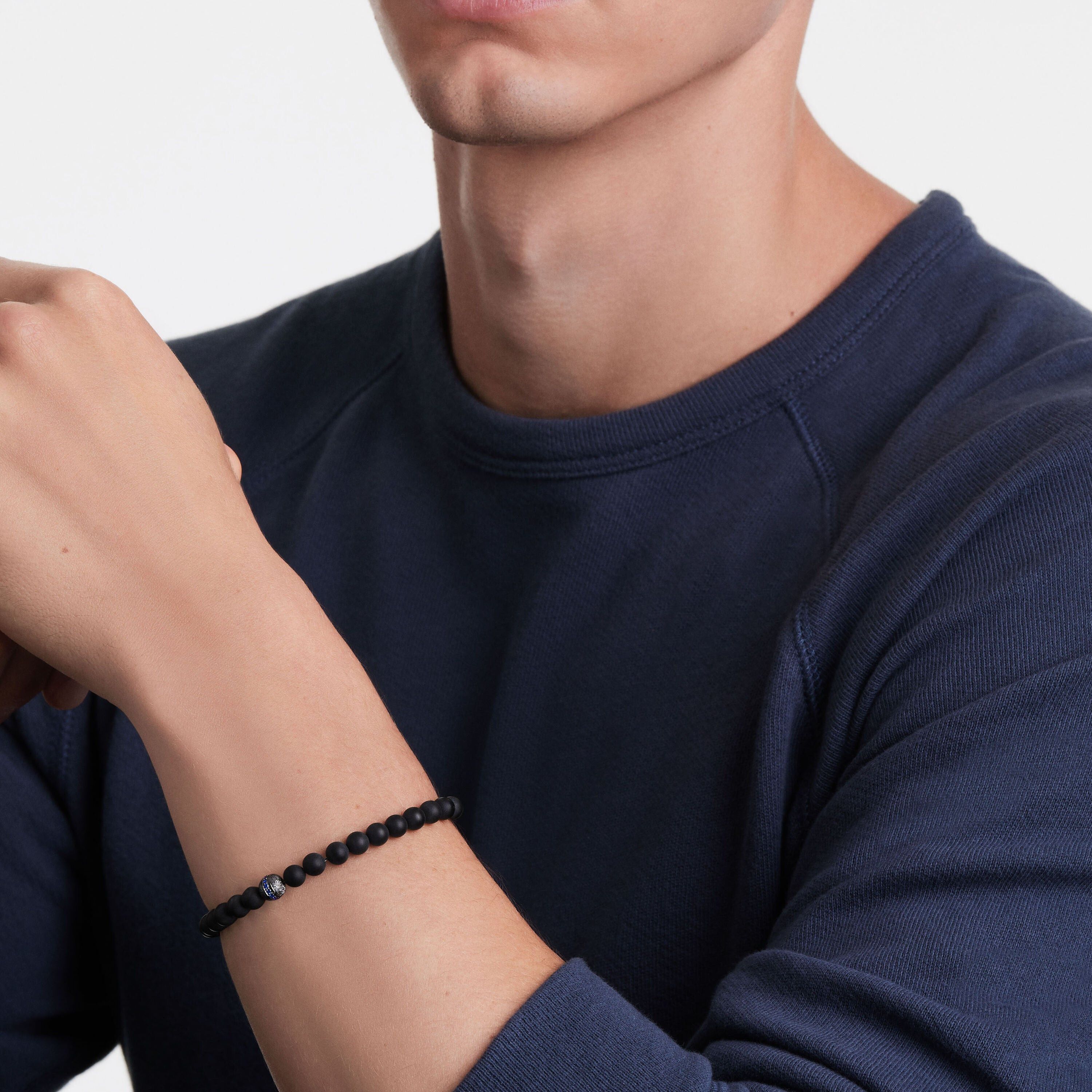 David Yurman o1w1db10526 B25838M /Size:S/Spiritual Bracelet in Black Size ONE SIZE - 2 Thumbnail