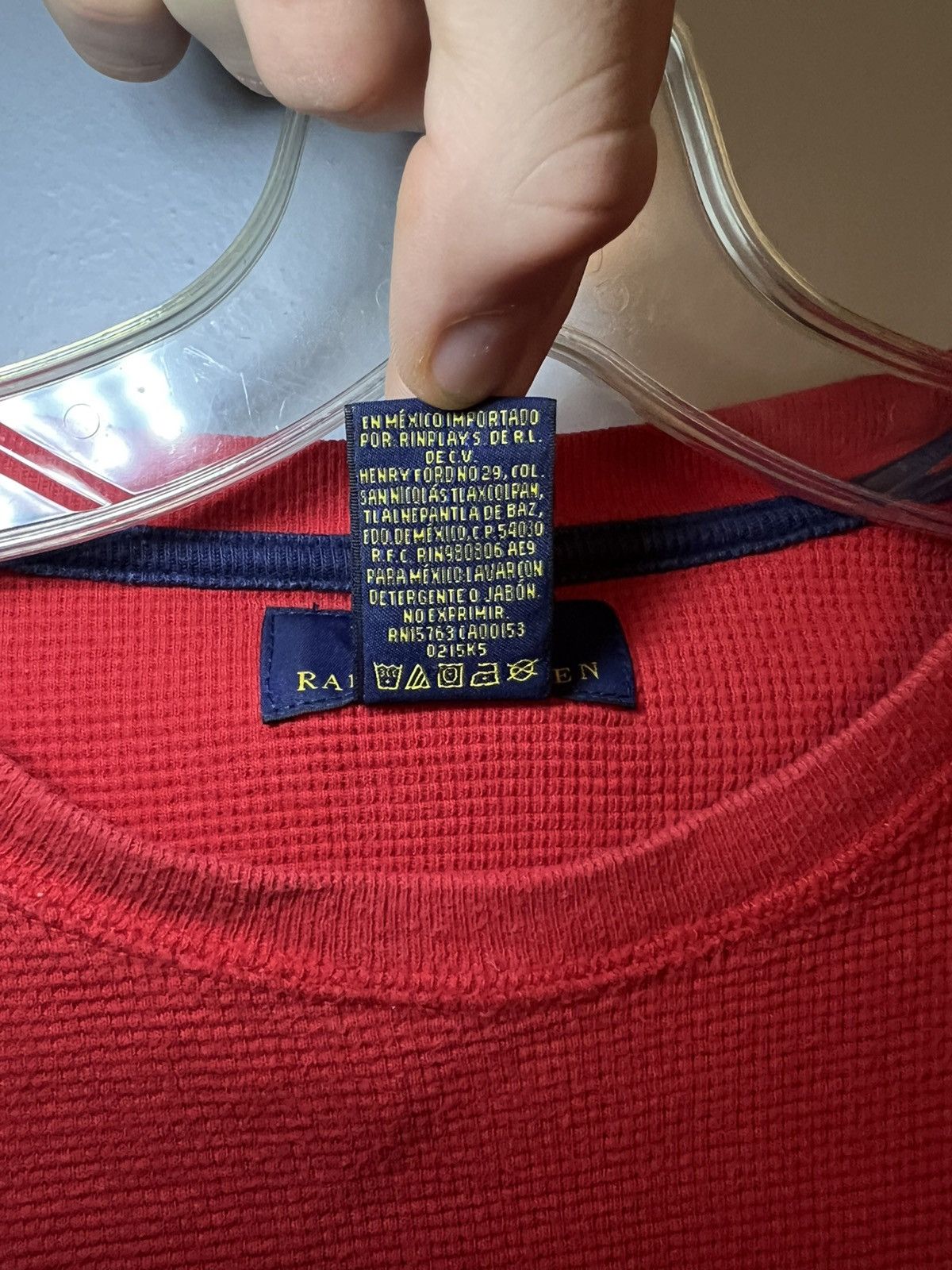 Polo Ralph Lauren Vintage Polo Ralph Lauren bear embroidery thermal longsleeve Size US L / EU 52-54 / 3 - 6 Thumbnail