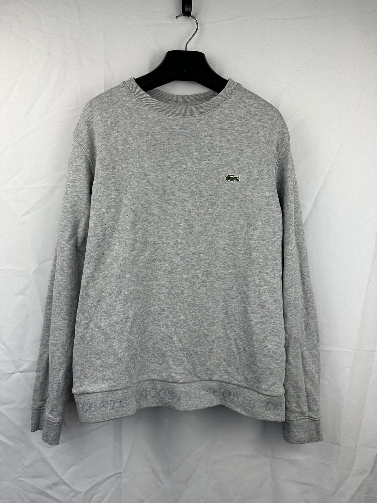 Lacoste Mens Lacoste Premium Sweatshirt Gray Size L (fr 5) Size US L / EU 52-54 / 3 - 1 Thumbnail