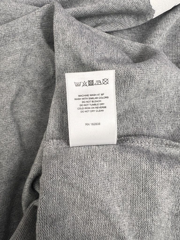 DENIM TEARS Denim Tears Long Sleeve "Cotton Wreath" T-shirt (Grey) Size US XL / EU 56 / 4 - 5 Thumbnail