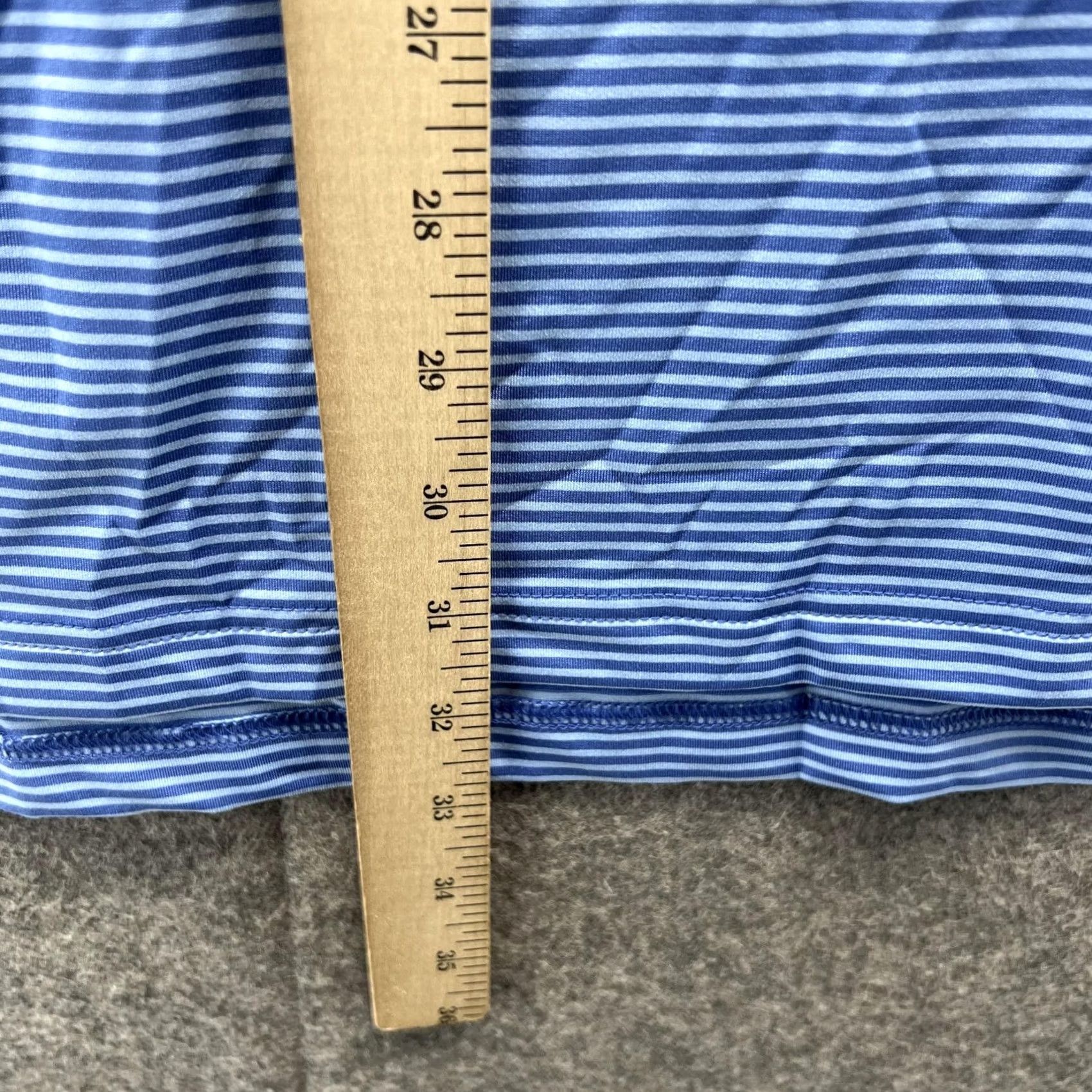 Vintage Fairway & Greene Polo Shirt Men XXL Blue Striped Subtle Logo Short Sleeve Button Collar Polo Golf Shirt Size US XXL / EU 58 / 5 - 6 Thumbnail