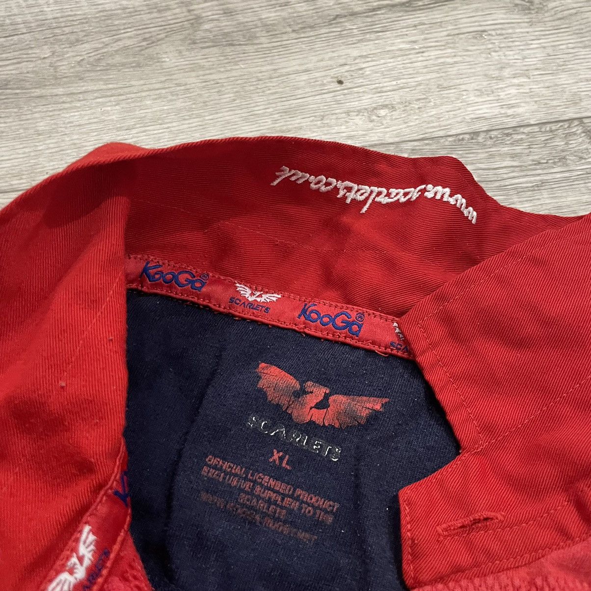 Vintage Kooga RUGBY Llanelli Scarlets Tetleys jersey shirt Size US XL / EU 56 / 4 - 3 Thumbnail