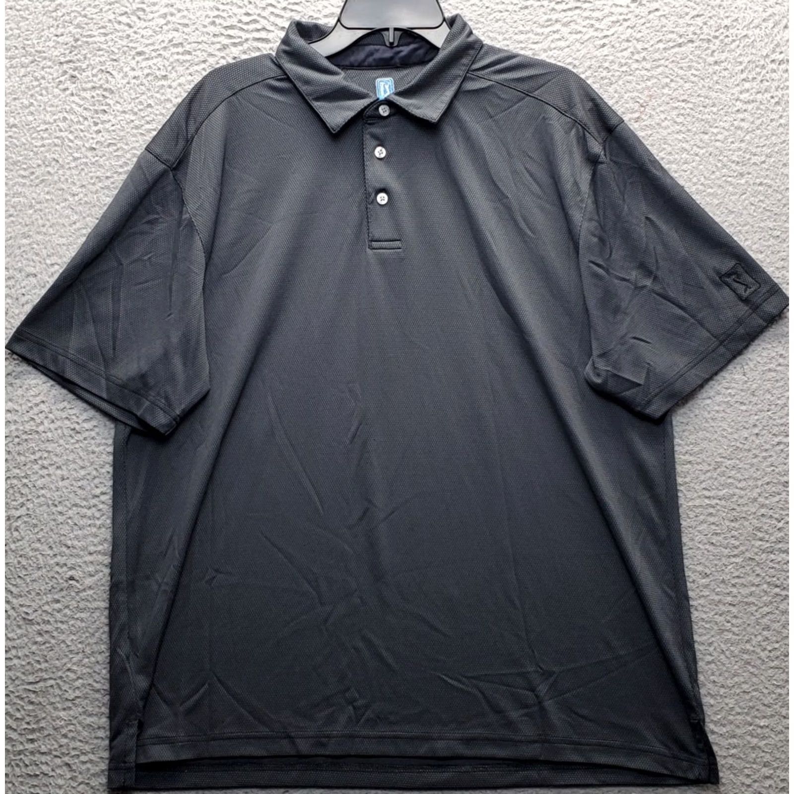 PGA Tour PGA TOUR Polo Shirt Mens XL Multi Geometric Short Sleeve Collared Popover Size US XL / EU 56 / 4 - 2 Thumbnail