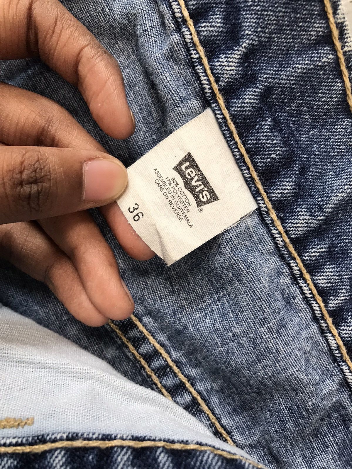 Levi's Vintage Levi’s Strauss & co L2 carpenter denim short Size US 37 - 9 Thumbnail