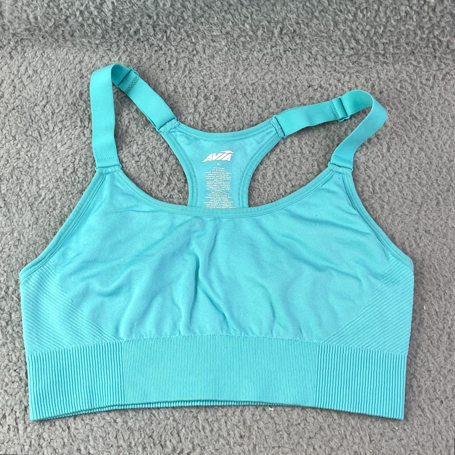 Avia ZYIA Avia Champion Sports Bra LOT of 2 Women's XL Sportswear Gorpcore Running Gym Size ONE SIZE - 3 Thumbnail