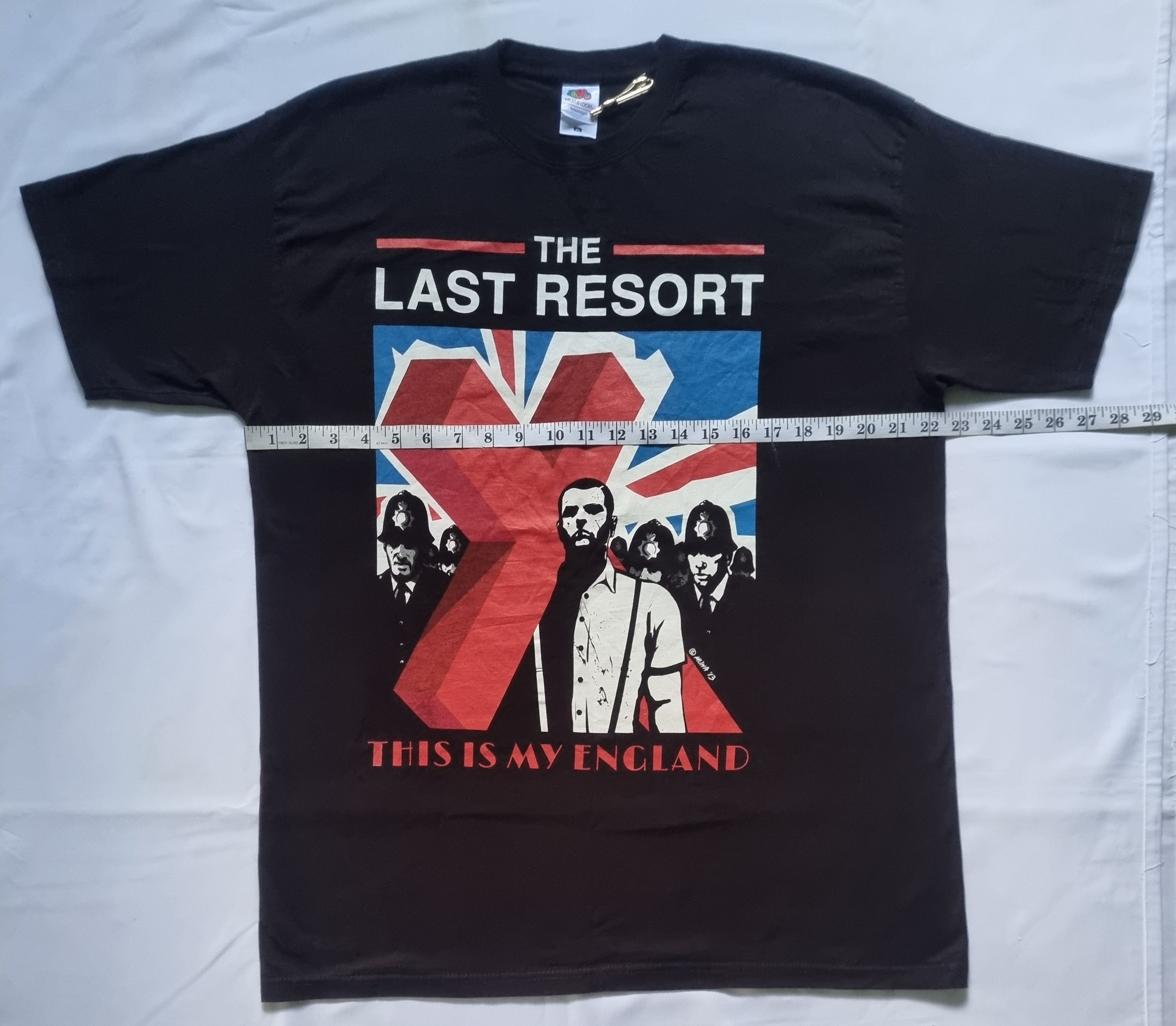 Band Tees × Fruit Of The Loom × Vintage The Last Resort This Is My England T Shirt Size US XL / EU 56 / 4 - 3 Thumbnail