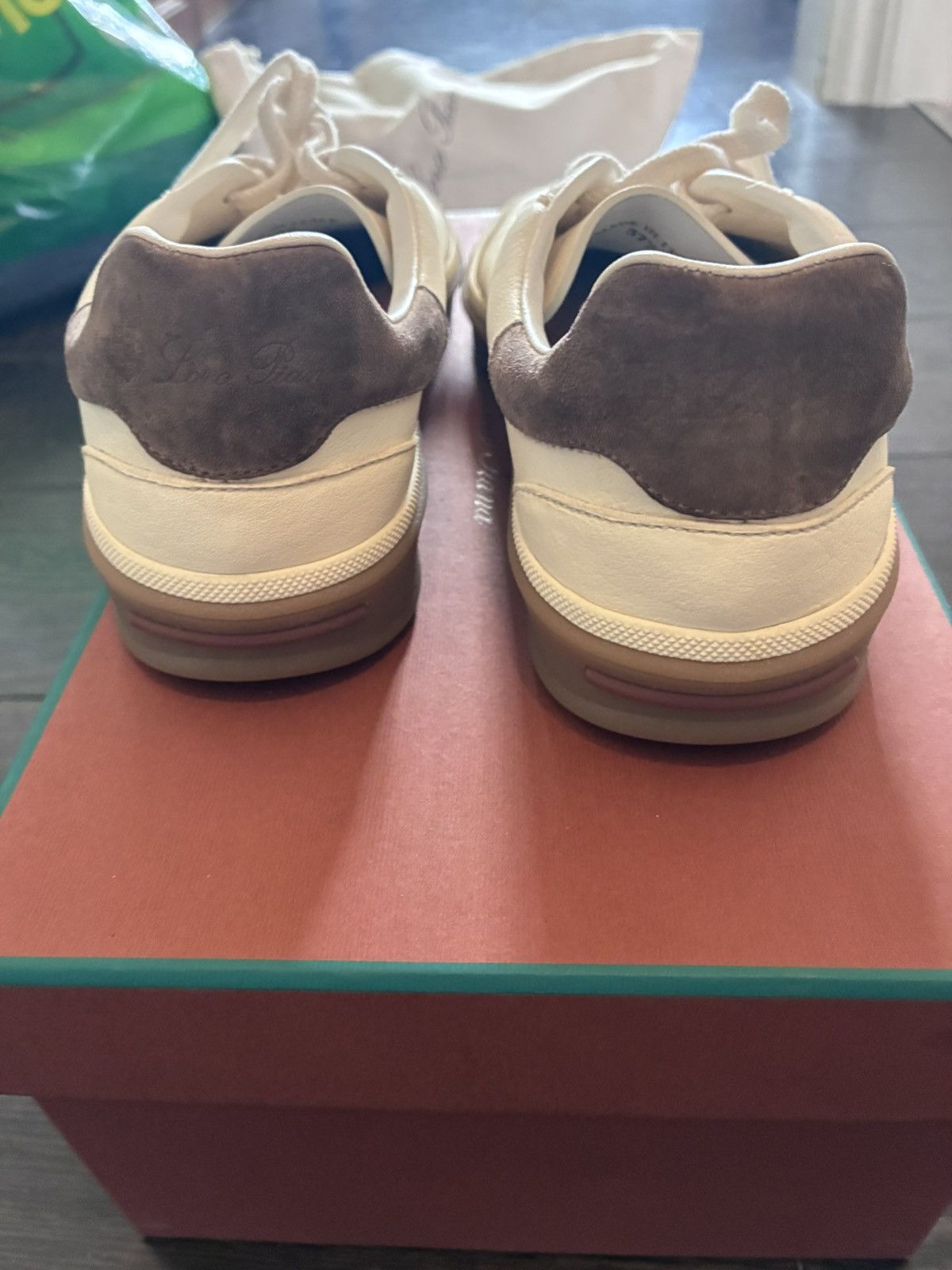 Loro Piana Loro piana white leather tennis walk uk 4.5 eu 37.5 Size US 7.5 / IT 37.5 - 5 Thumbnail