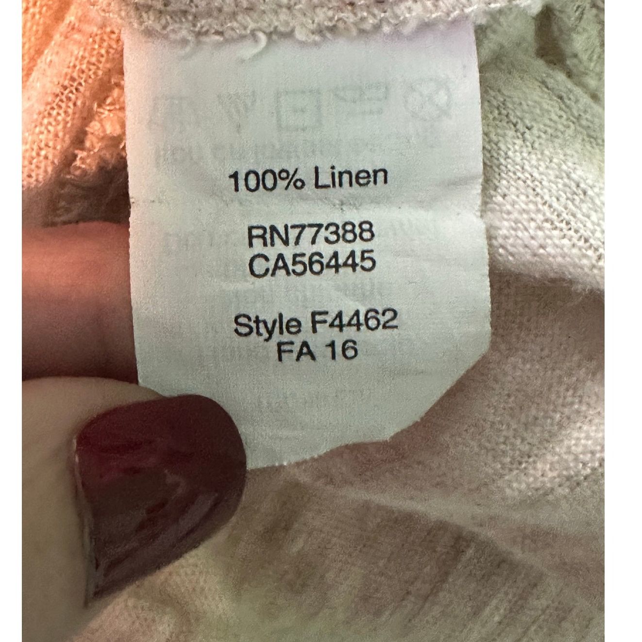 Madewell Madewell Antique Cream Linen Short Sleeves Tee size XS Size XS / US 0-2 / IT 36-38 - 5 Thumbnail