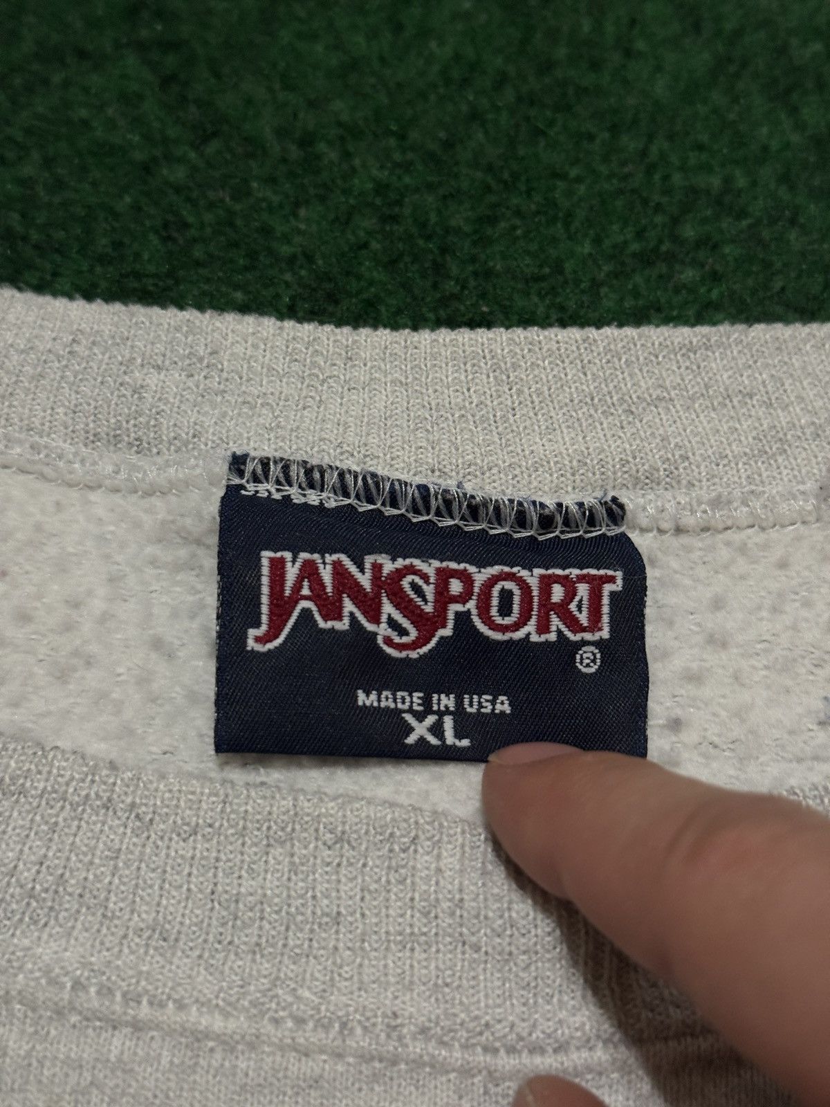 Jansport × Vintage Vintage 90s University Of Michigan Hip Hop Sweatshirt Size US XL / EU 56 / 4 - 3 Thumbnail