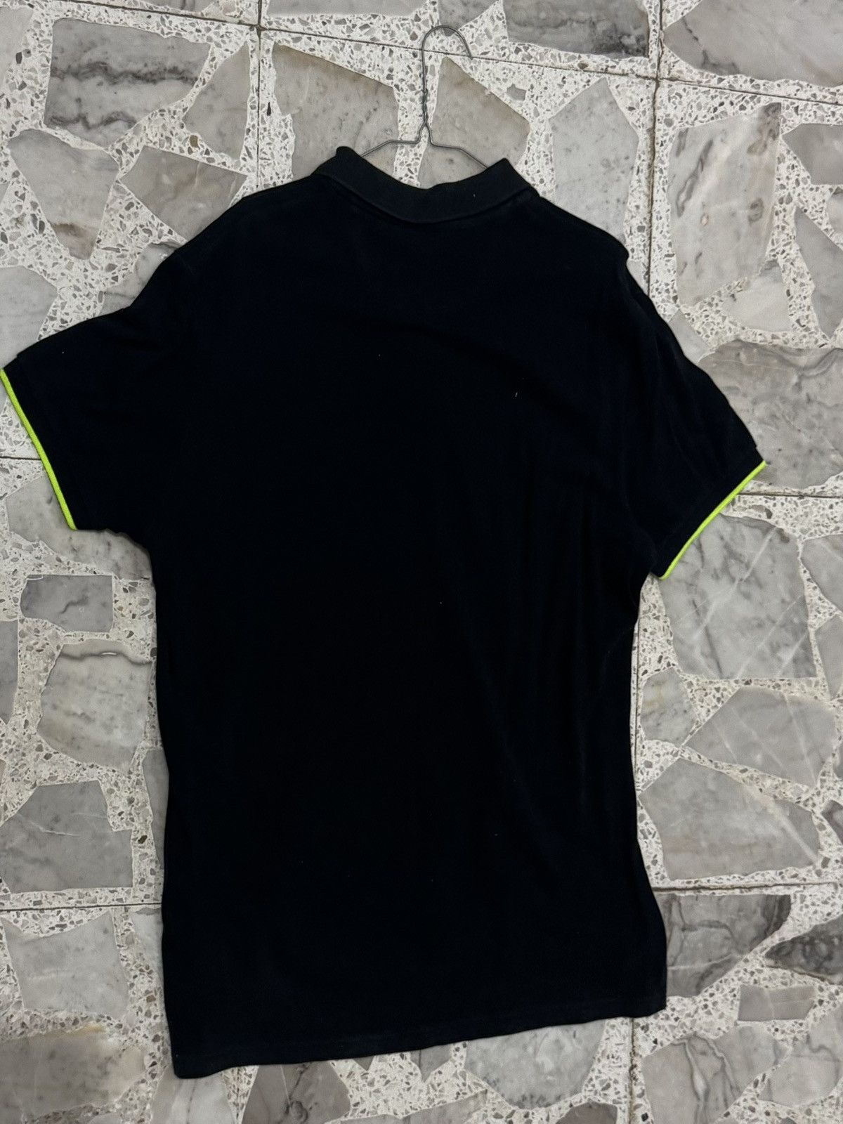 American Eagle Outfitters black with green american eagle polo Size US L / EU 52-54 / 3 - 3 Thumbnail
