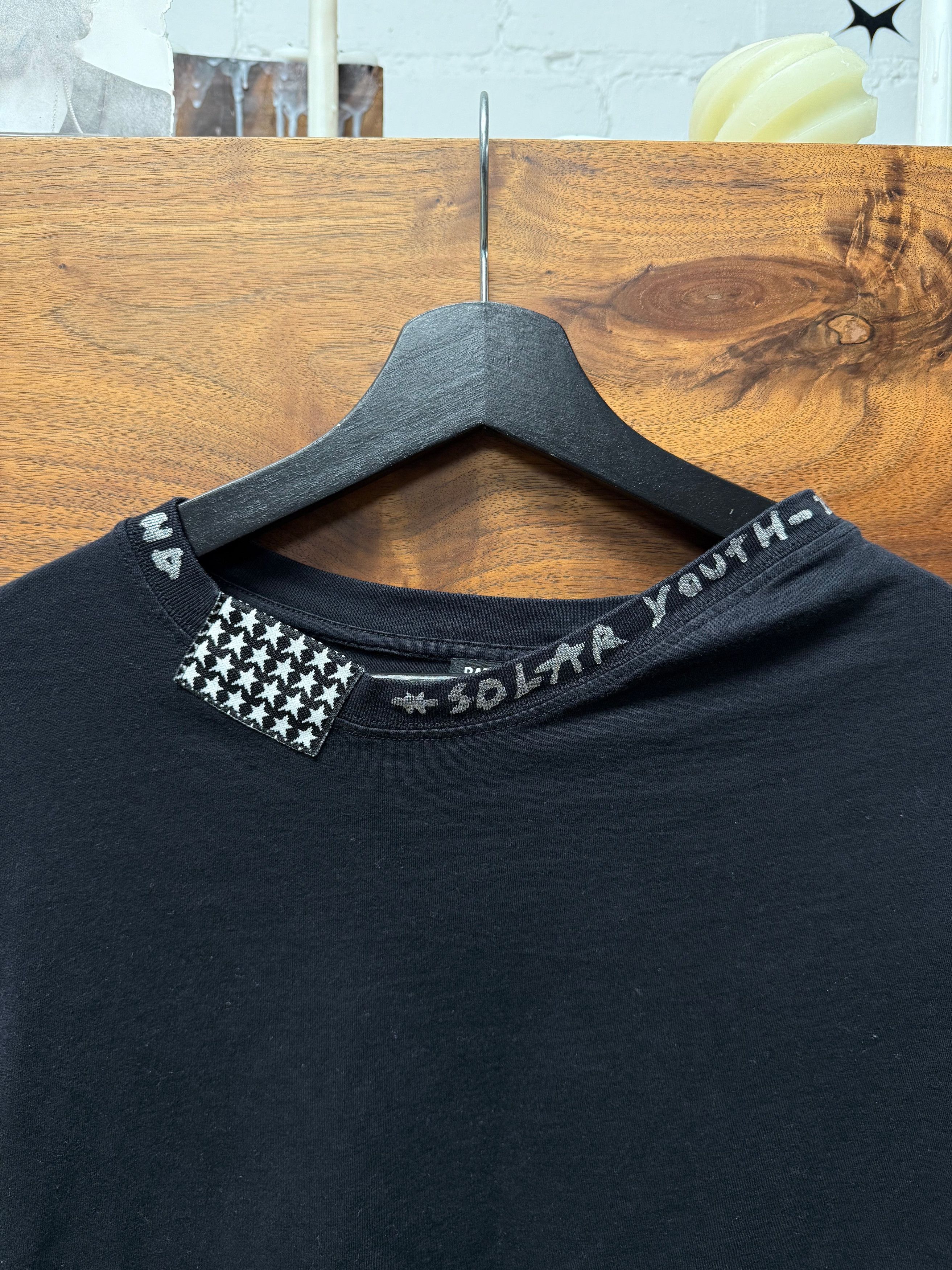 Raf Simons AW2020 Raf Simons ‘Solar Youth’ Flag Patch Black T-Shirt Size US L / EU 52-54 / 3 - 2 Thumbnail