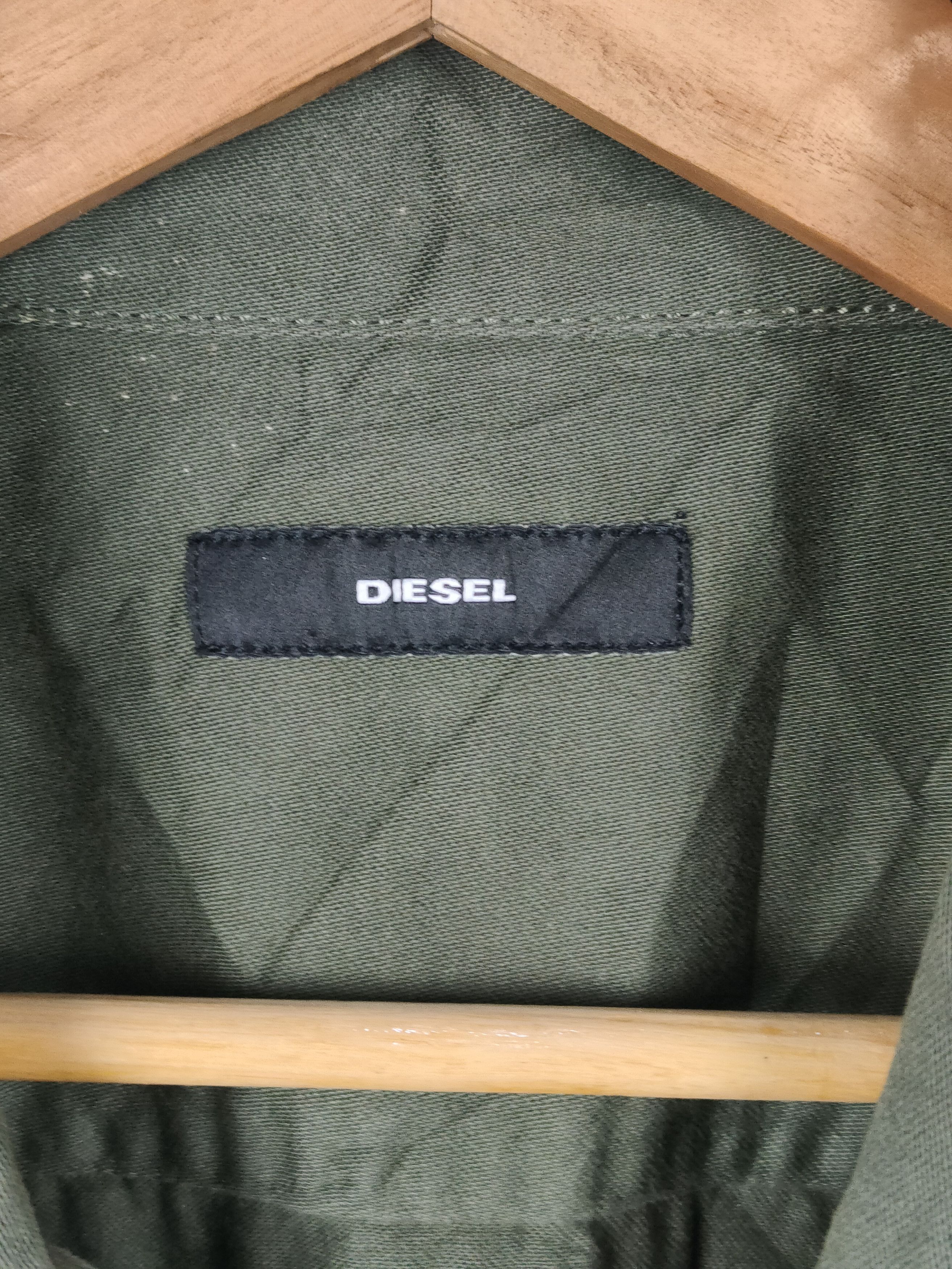 Diesel Diesel Acid Wash Button Collar Jacket Size US L / EU 52-54 / 3 - 3 Thumbnail