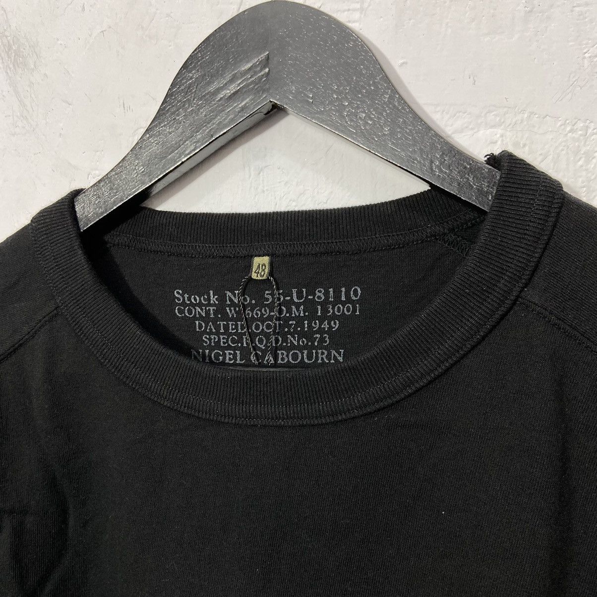 Designer × Japanese Brand × Nigel Cabourn Nigel Cabourn Pocket Tshirt Black Size US M / EU 48-50 / 2 - 3 Thumbnail