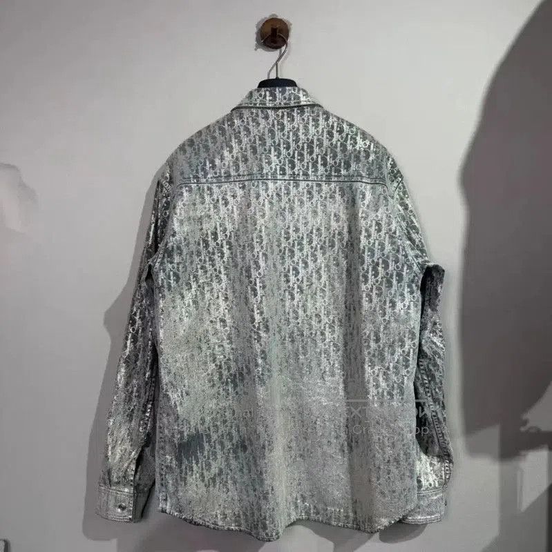 Dior Dior Gray Cotton Long Sleeve Shirt . Size US M / EU 48-50 / 2 - 2 Thumbnail