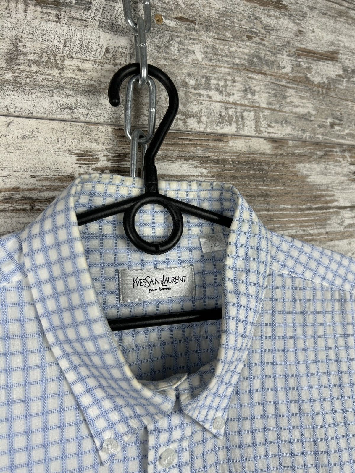 Vintage Mens Vintage Yves Saint Laurent Shirts button up luxury ysl Size US XXL / EU 58 / 5 - 9 Thumbnail