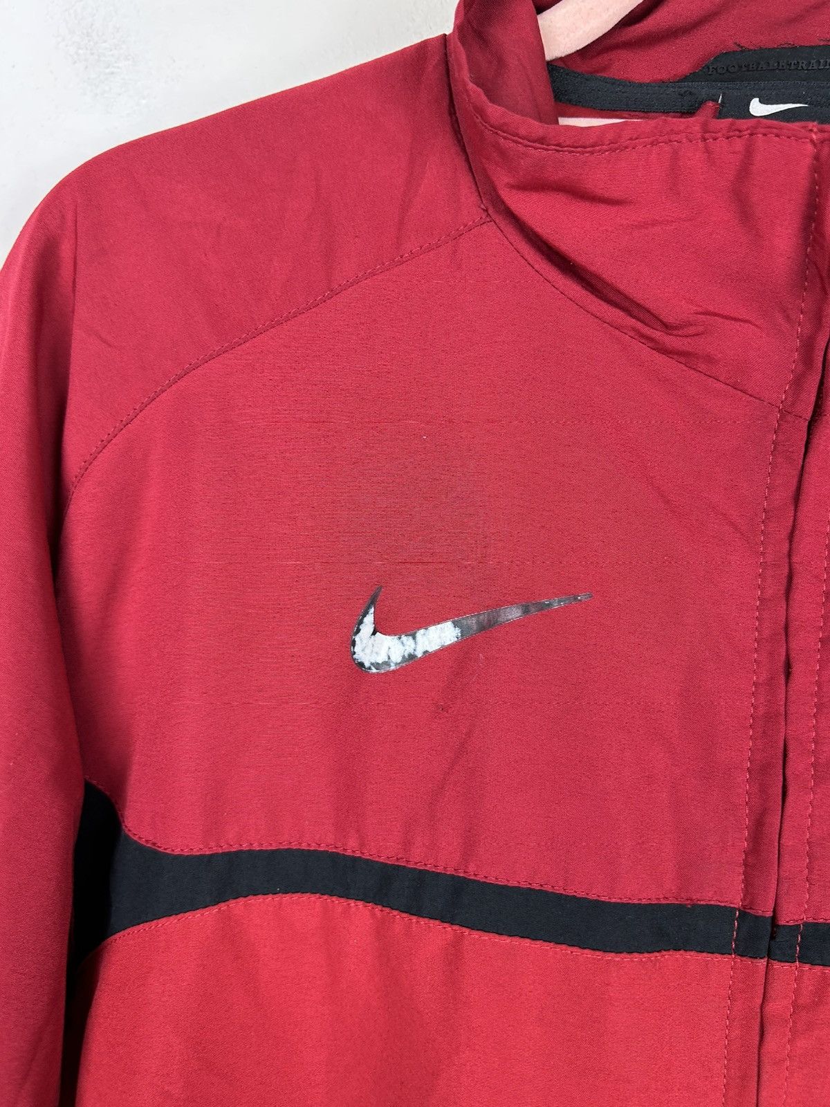 Nike × Vintage Vintage Nike Manchester United Nylon Olympic Jacket M Size US L / EU 52-54 / 3 - 4 Thumbnail