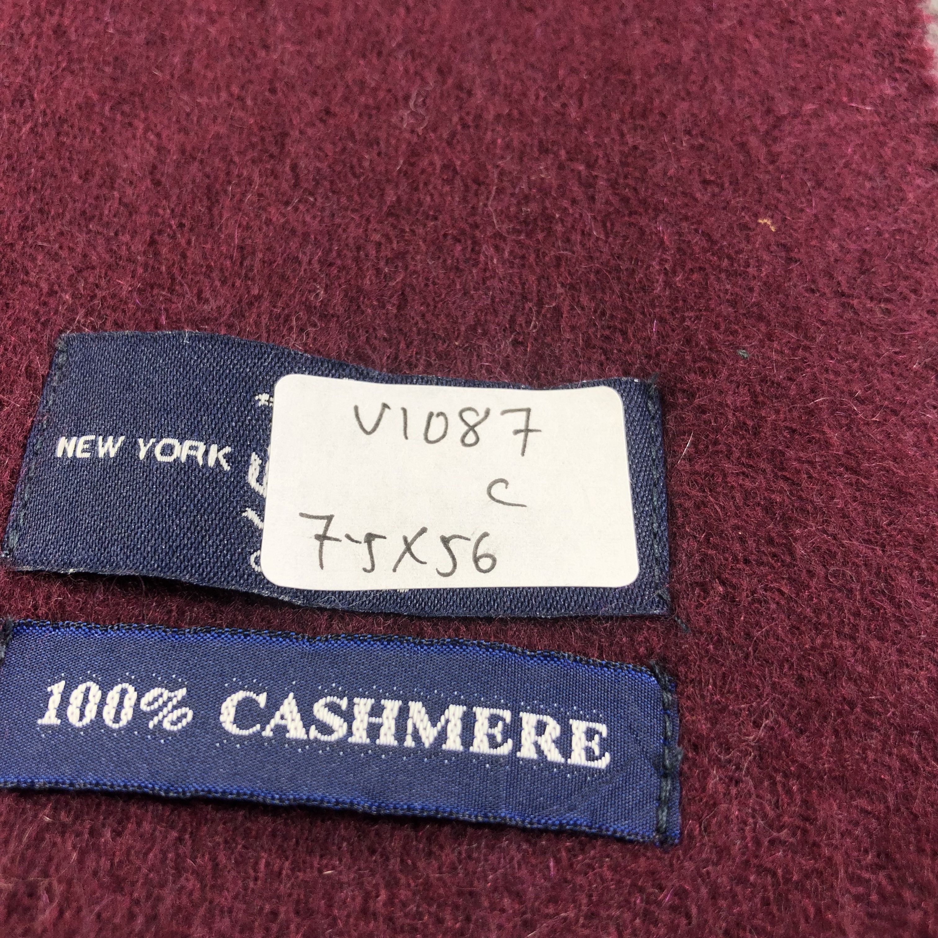J. Press Reversible Cashmere Scarf Muffler V1087