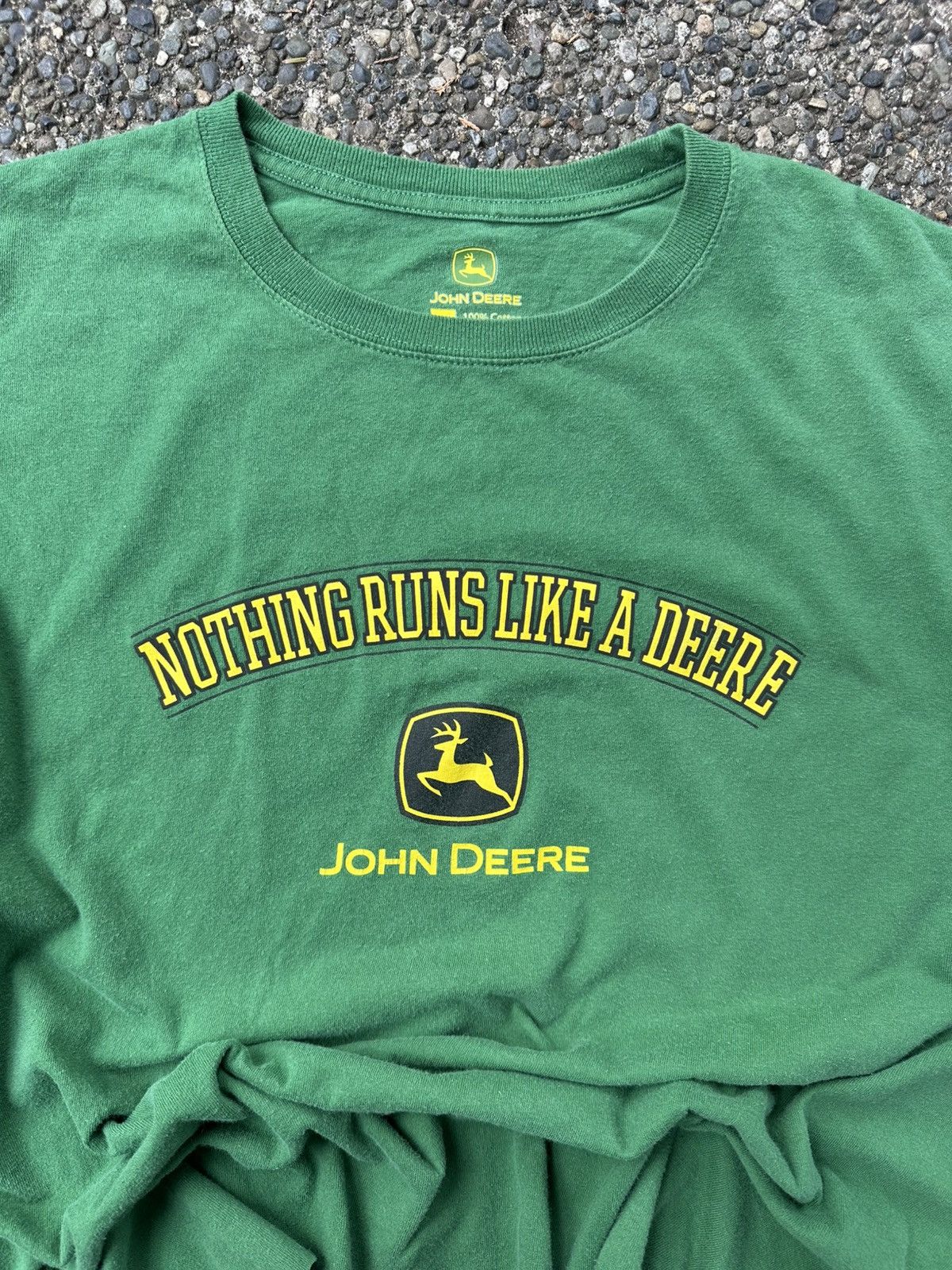 John Deere John Deere Tee CROPPED Size US M / EU 48-50 / 2 - 2 Thumbnail