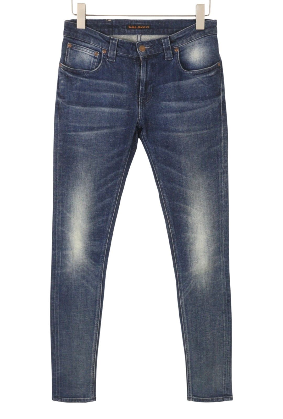 Nudie Jeans SKINNY LIN NAVY LIGHTNING W29/L34 Blue 89763 Size US 29 - 2 Thumbnail