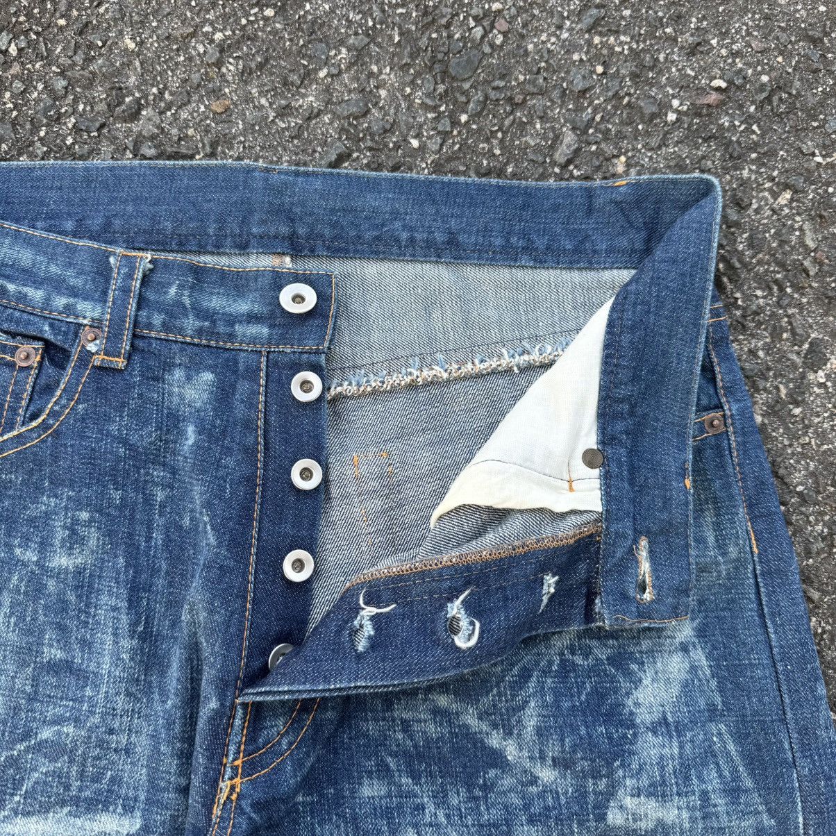 Japanese Brand W33 VINTAGE JAPANESE STORM BUTTON FLY DENIM JEAN PANTS Size US 33 - 5 Thumbnail