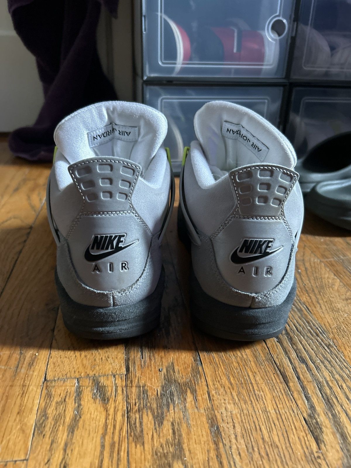 Jordan Brand Air Jordan 4 neon 95 Size US 10.5 / EU 43-44 - 4 Thumbnail