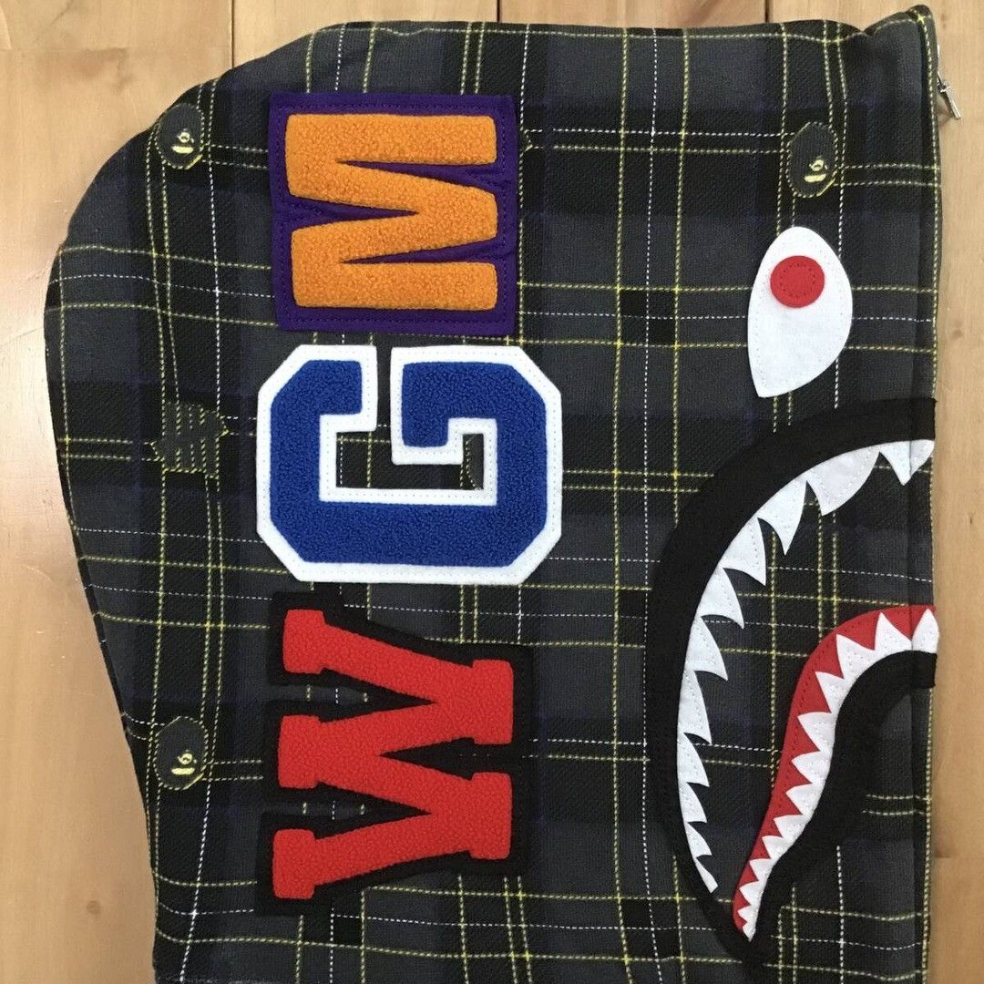 Bape × Undefeated BAPE × Undefeated Check Shark full zip Hoodie a bathing ape Size US M / EU 48-50 / 2 - 5 Thumbnail