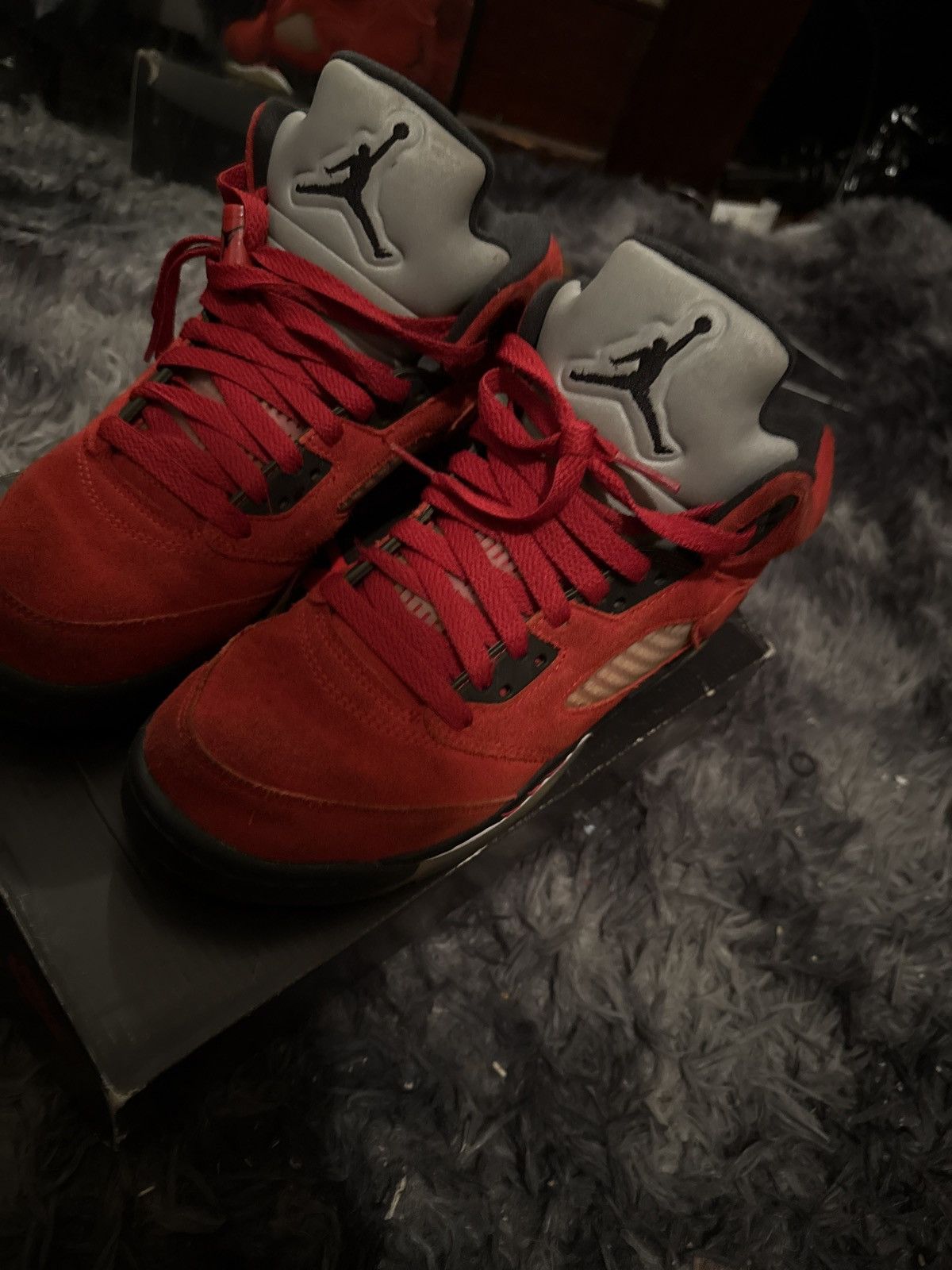 Jordan Brand Air jordan 5 retro GS Varsity Red Size US 6.5 / EU 39-40 - 4 Thumbnail