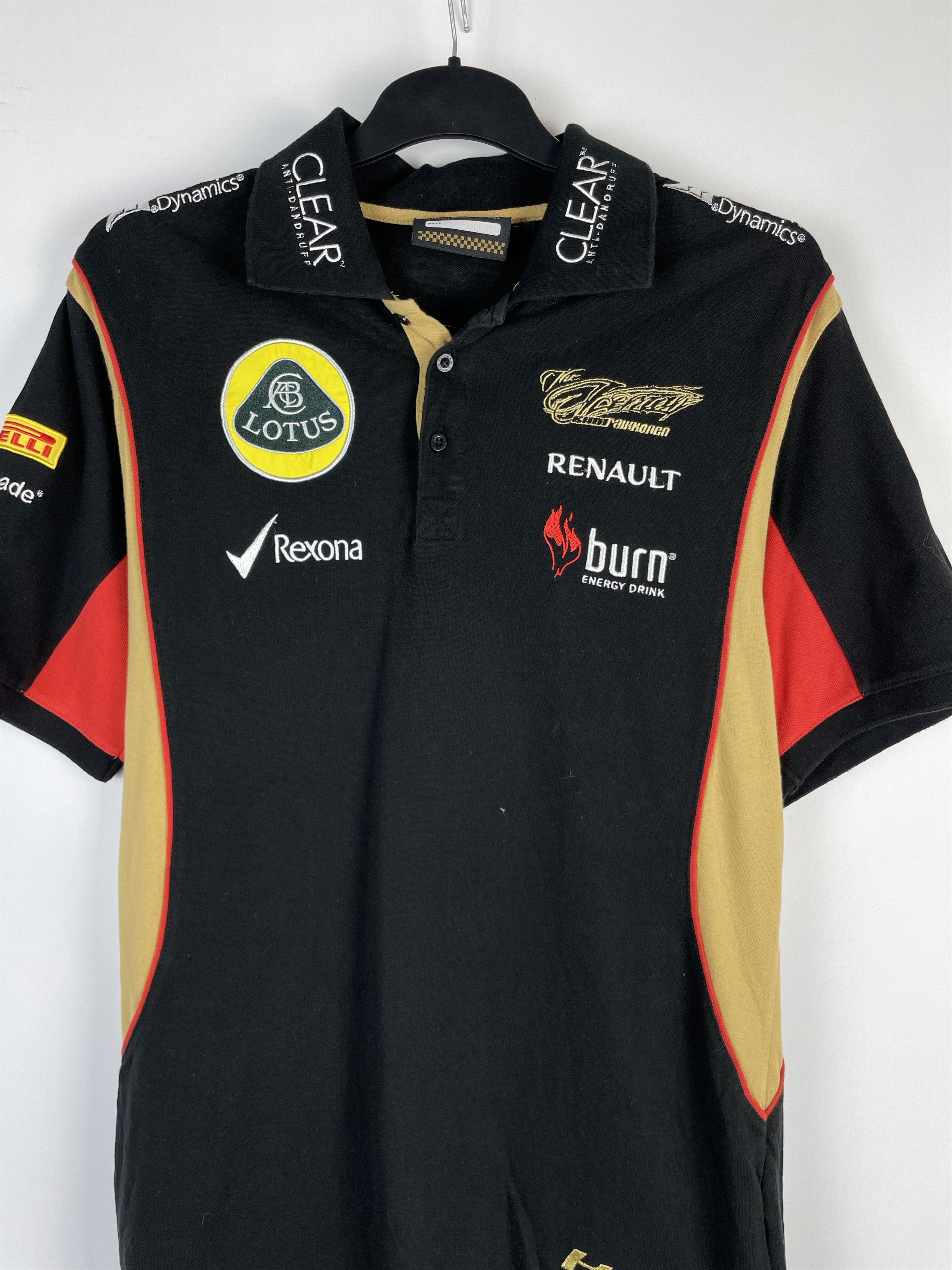 Formula 1 × Vintage Rare! Vintage Lotus F1 Team Racing Polo Shirt Ferrari Size US XL / EU 56 / 4 - 3 Thumbnail