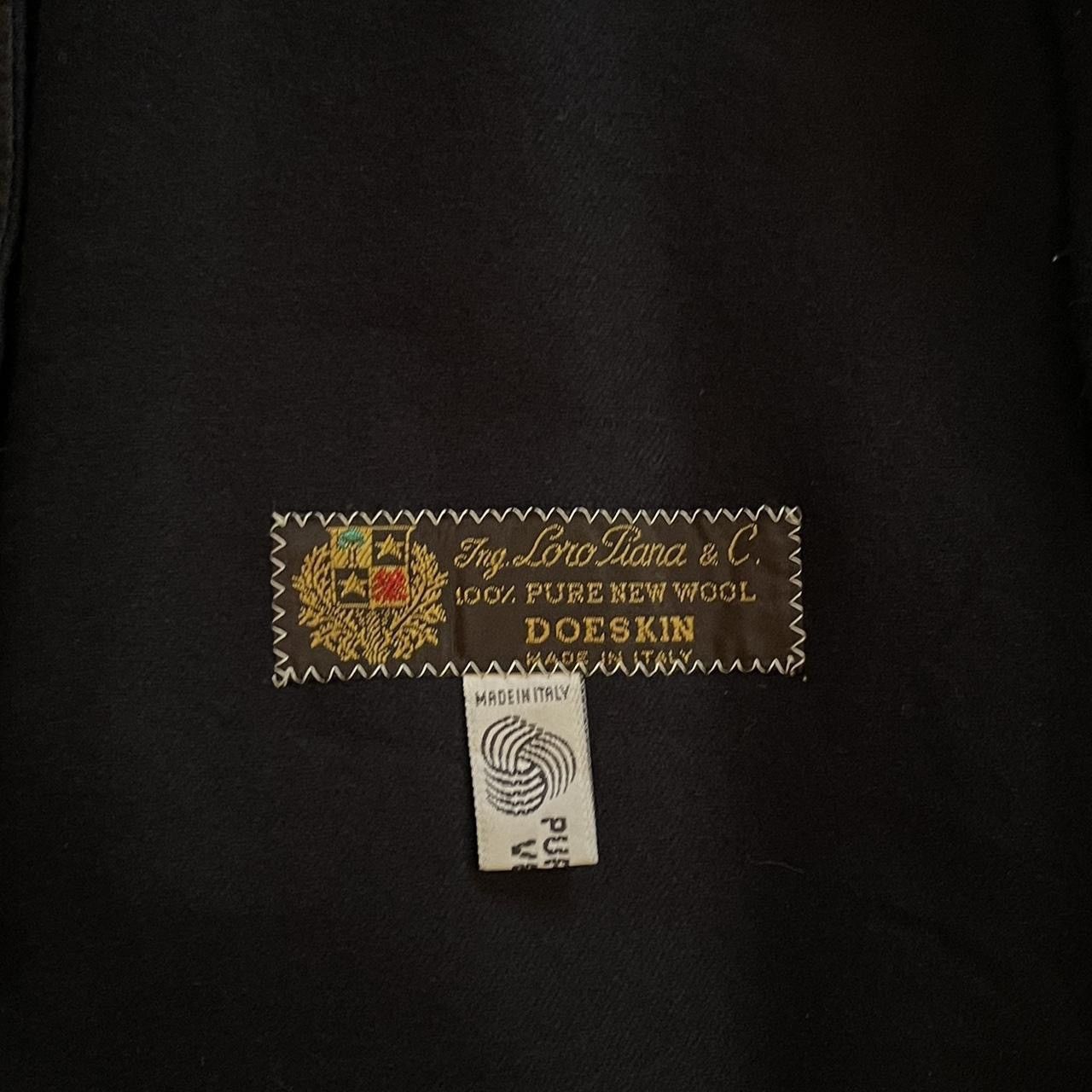 Loro Piana Loro Piana X Genghi Navy Blue Long Coat Size US XL / EU 56 / 4 - 3 Thumbnail