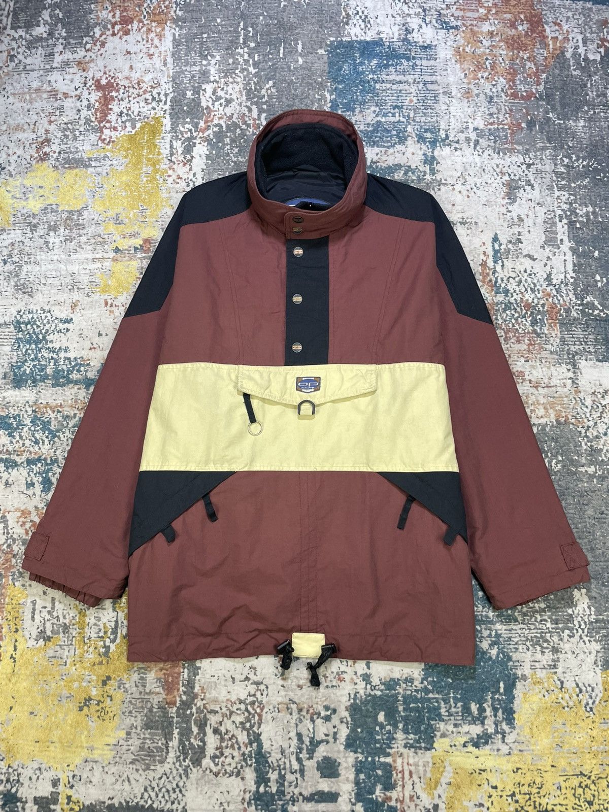 Ocean Pacific Vtg 90s OP Ocean Pacific Anorak Colorblock Pullover Jacket Size US L / EU 52-54 / 3 - 1 Thumbnail