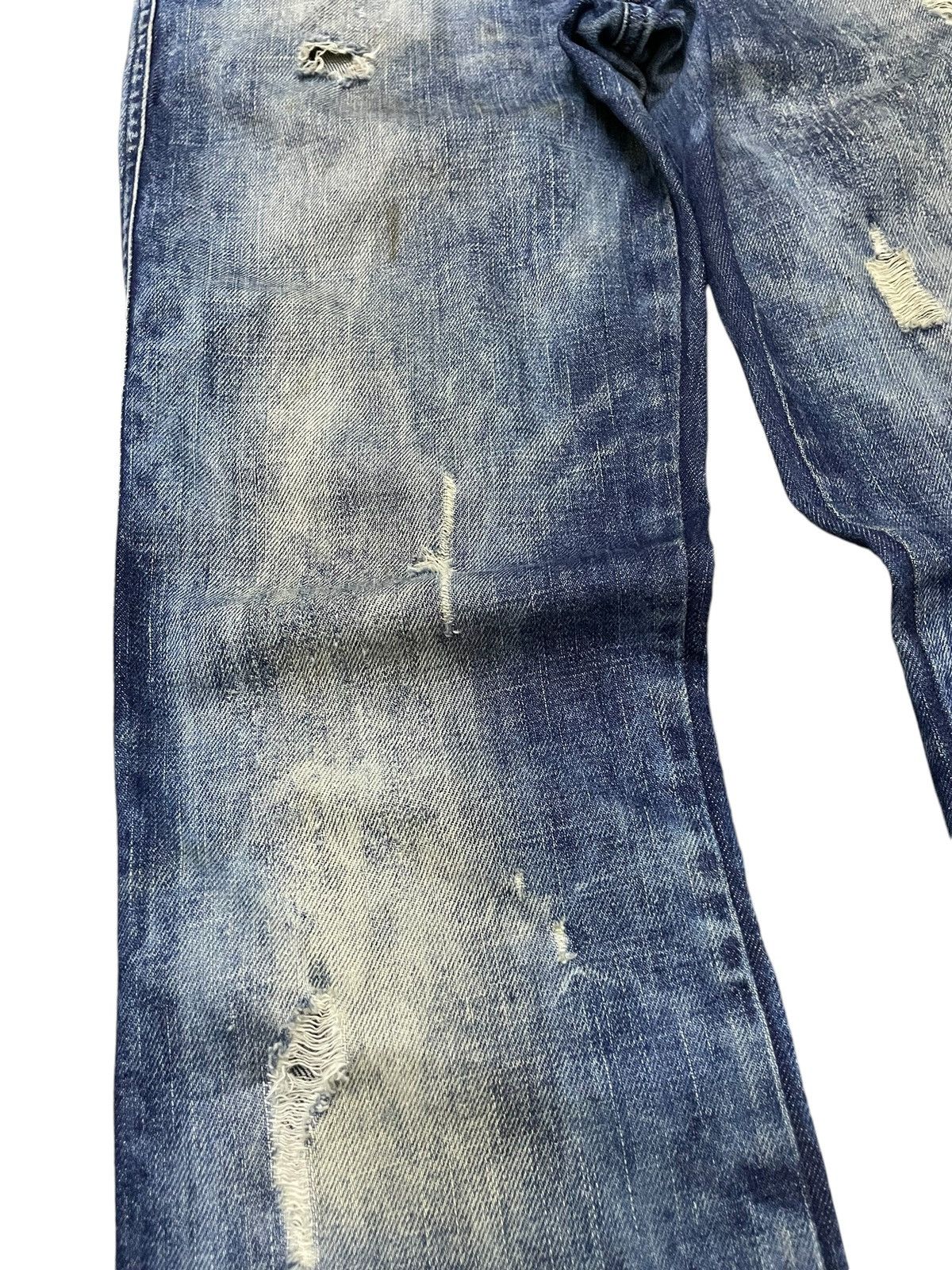 Diesel × Diesel Black Gold Diesel Enzyme Oil Wash Muddy Distressed Jeans Size US 28 / EU 44 - 9 Thumbnail
