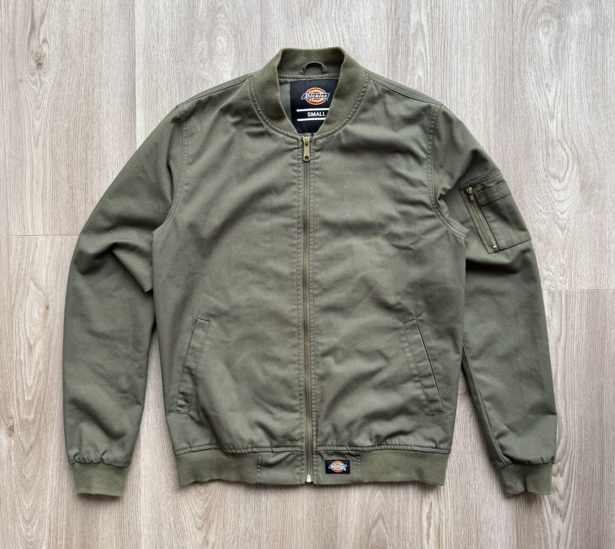 Dickies Dickies Ma-1 Khaki Bomber Military Jacket Size US S / EU 44-46 / 1 - 1 Thumbnail