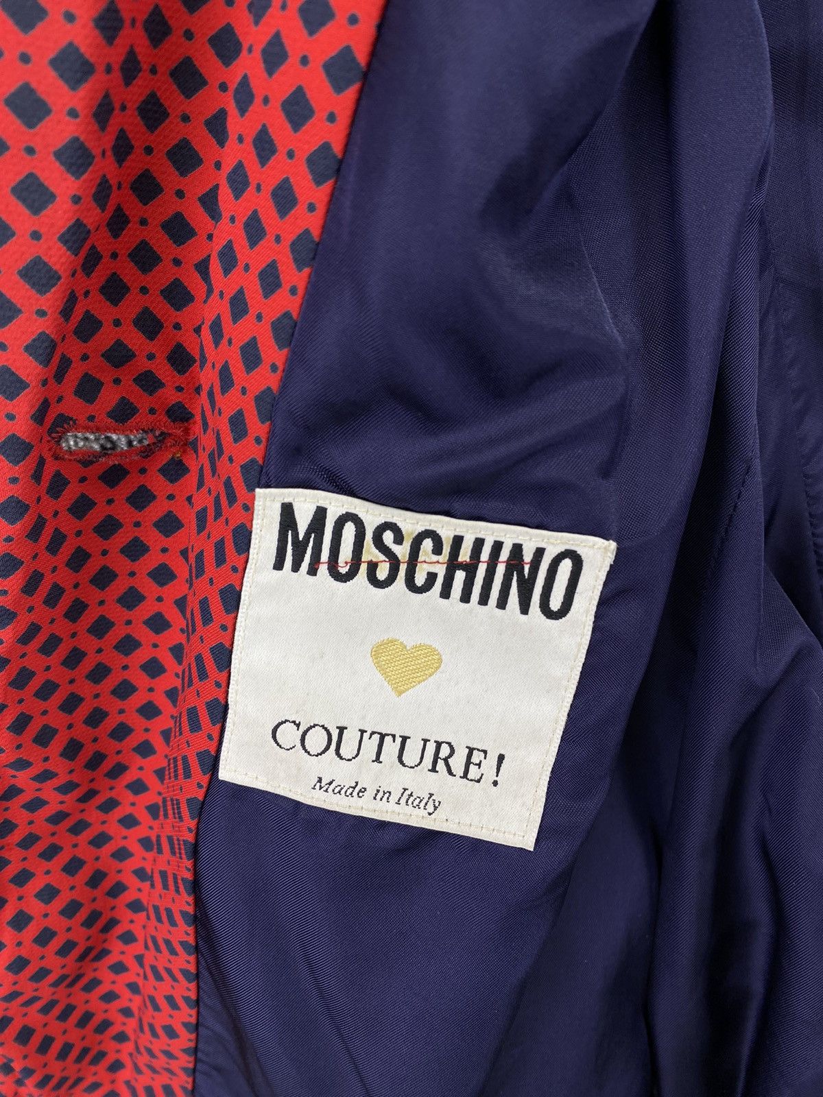 Moschino Vintage Moschino Couture Blazer Coat Jacket Size XS / US 0-2 / IT 36-38 - 7 Thumbnail
