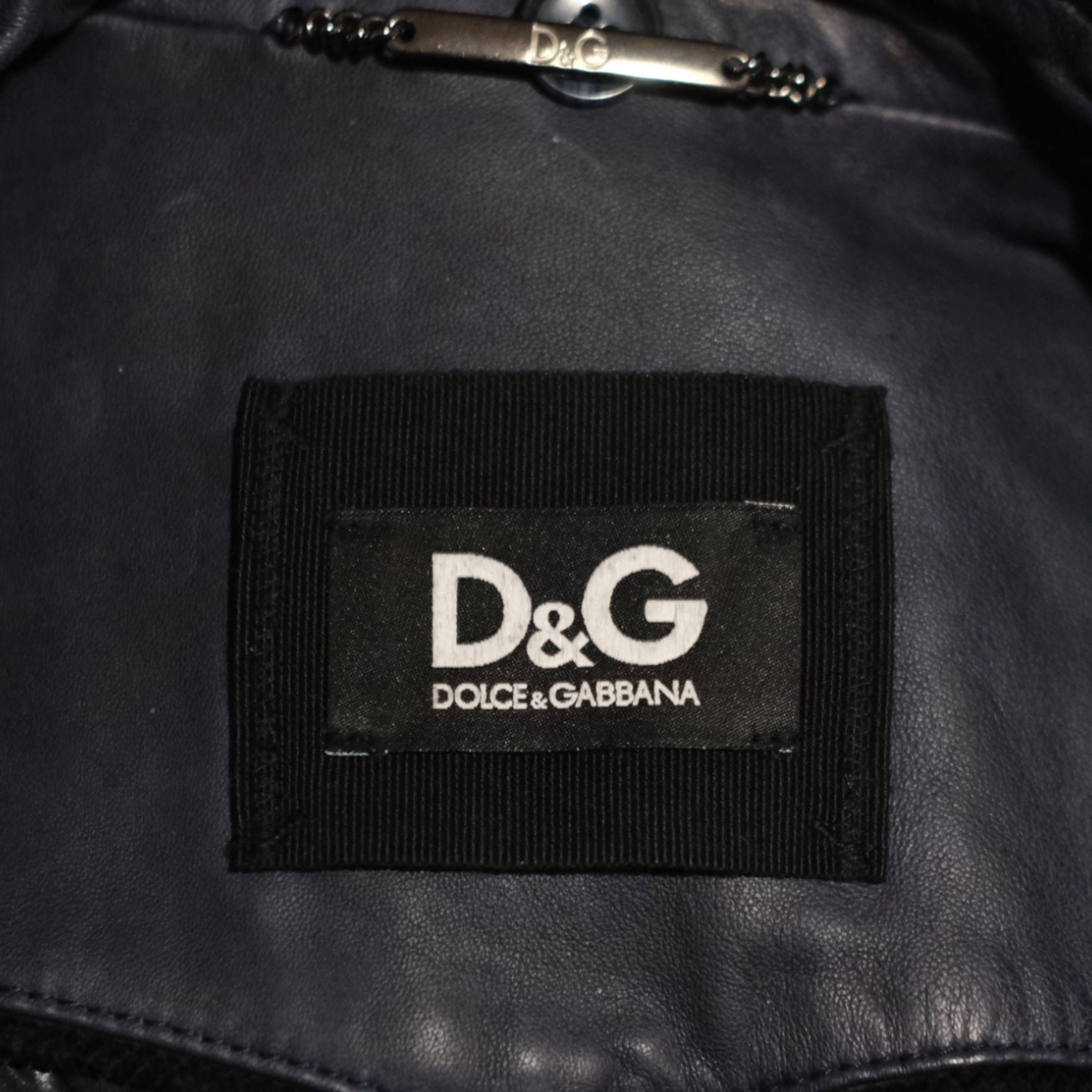 Dolce & Gabbana Lambskin Leather Double Breasted Short Coat Size US L / EU 52-54 / 3 - 3 Thumbnail