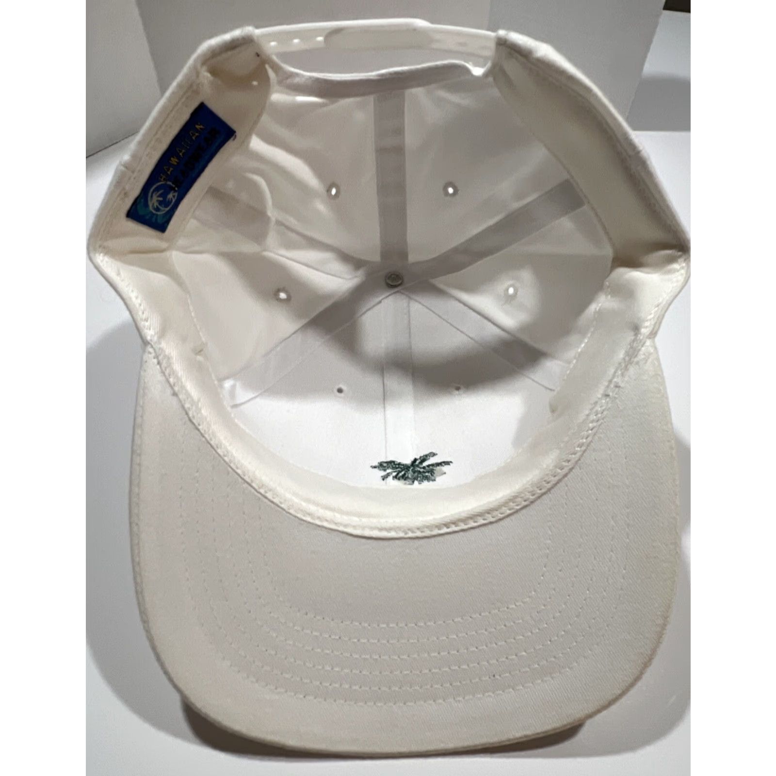 Vintage VINTAGE Kona Snapback Hat White Hawaiian Palm Tree Sun Adjustable Mens One Size Size ONE SIZE - 6 Thumbnail