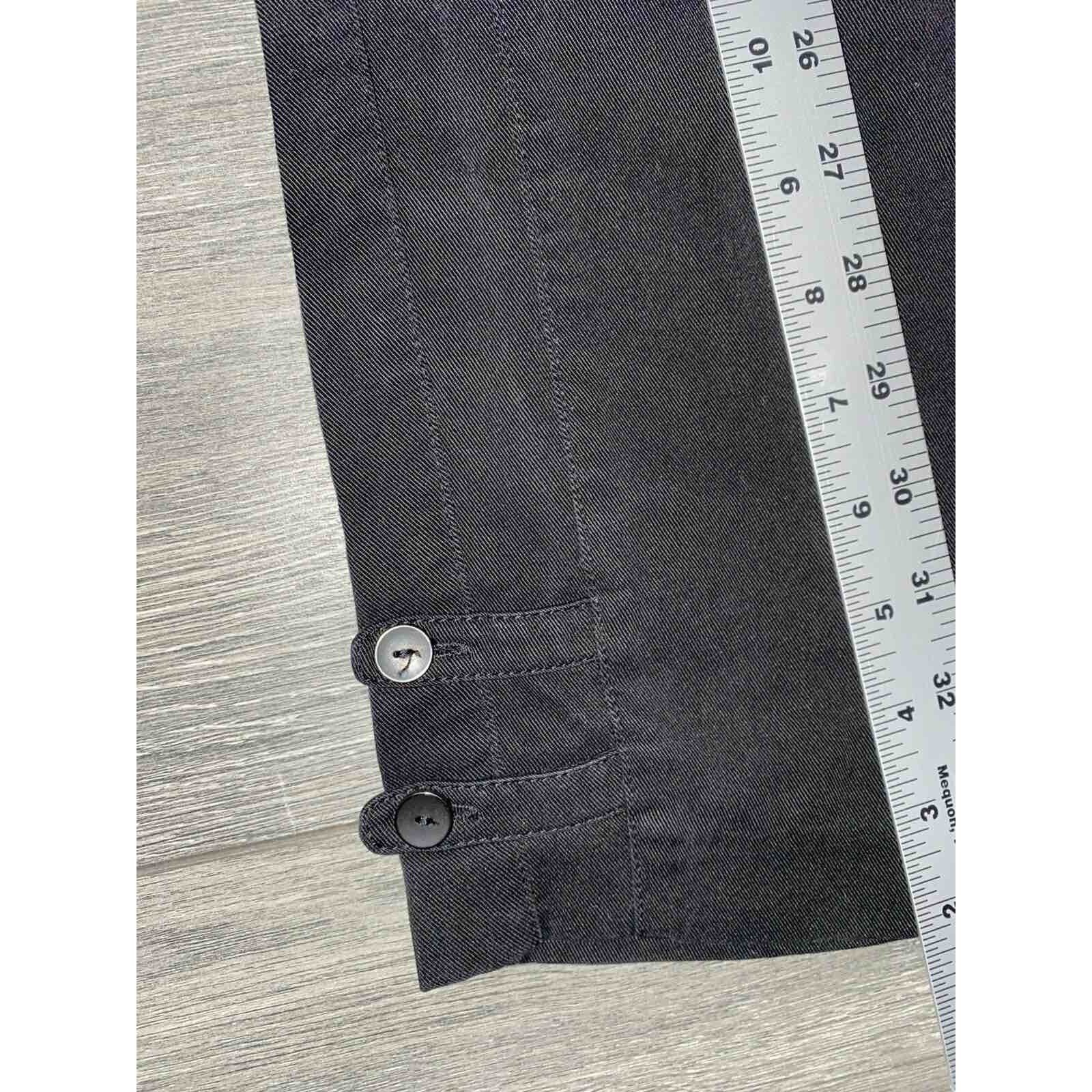 Descendant COMPTOIR DES COTONNIERS Lyocell crop pants Y2K high A000166 Size 34" / US 12 / IT 48 - 2 Thumbnail