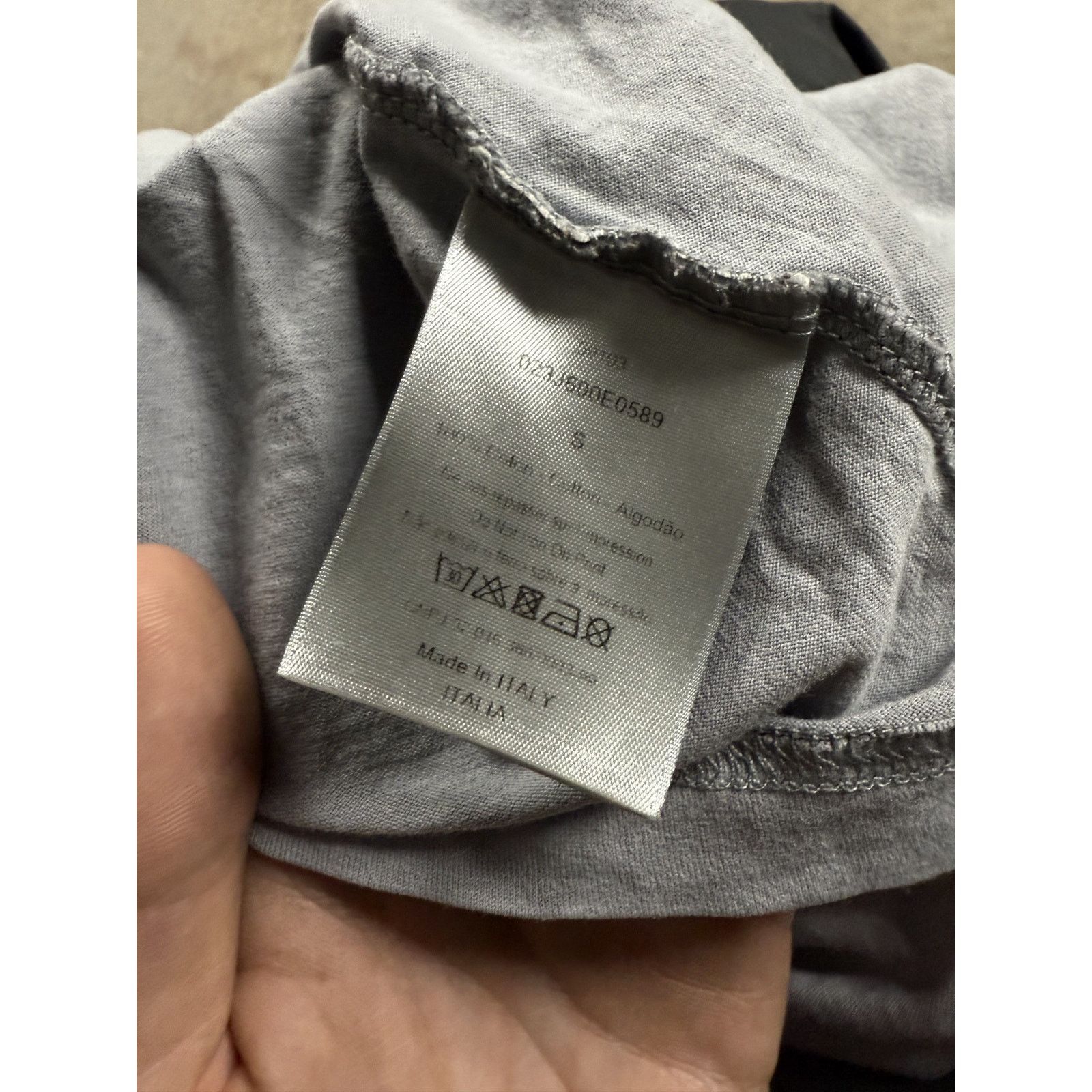 Dior Dior Daniel Arsham Tee Powder Blue (Holes) Used Small Size US S / EU 44-46 / 1 - 4 Thumbnail