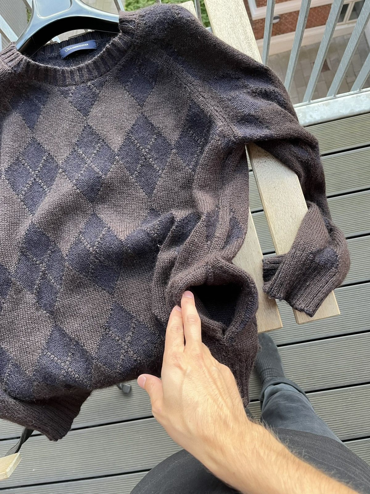 Undercover Undercover Argyle knit Size US L / EU 52-54 / 3 - 4 Thumbnail
