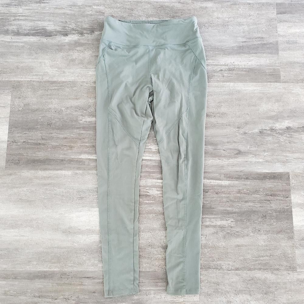 Forever 21 Olive Muted F21 High Waisted Athletic Legging Size 32" / US 10 / IT 46 - 1 Thumbnail