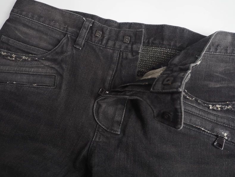 Balmain BalmainBlack knee destroys jeans 2503-Nextarrow Size US 31 - 6 Thumbnail