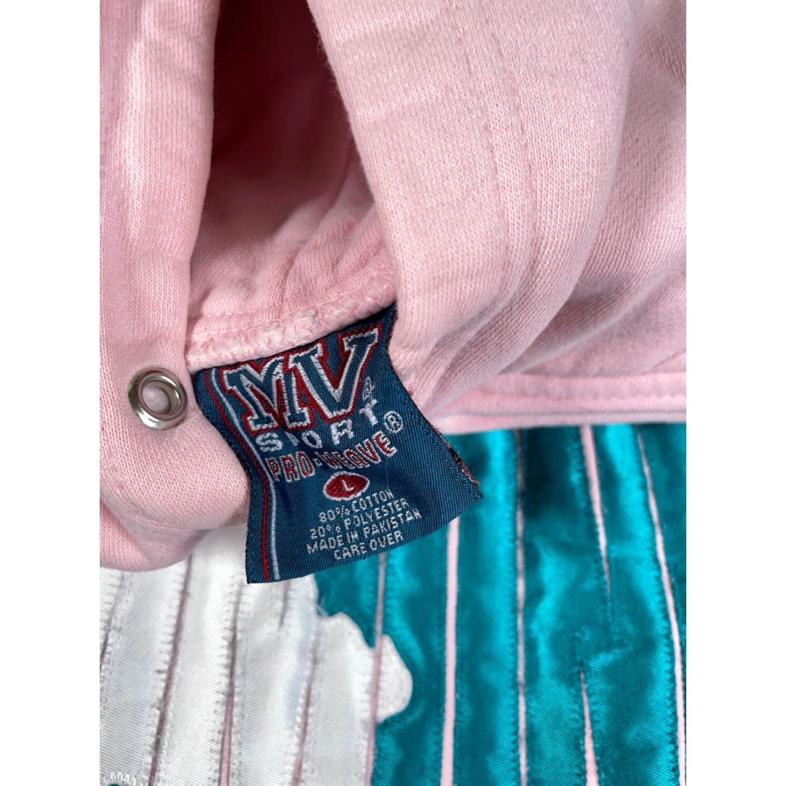 Etro VINTAGE Drummond Island Michigan Hoodie Sweatshirt - MV Sport - Hoodie - Adult Large - Pink - Embroidered - 90s Retro Hipster City Graphic Print Mens Size US L / EU 52-54 / 3 - 3 Thumbnail
