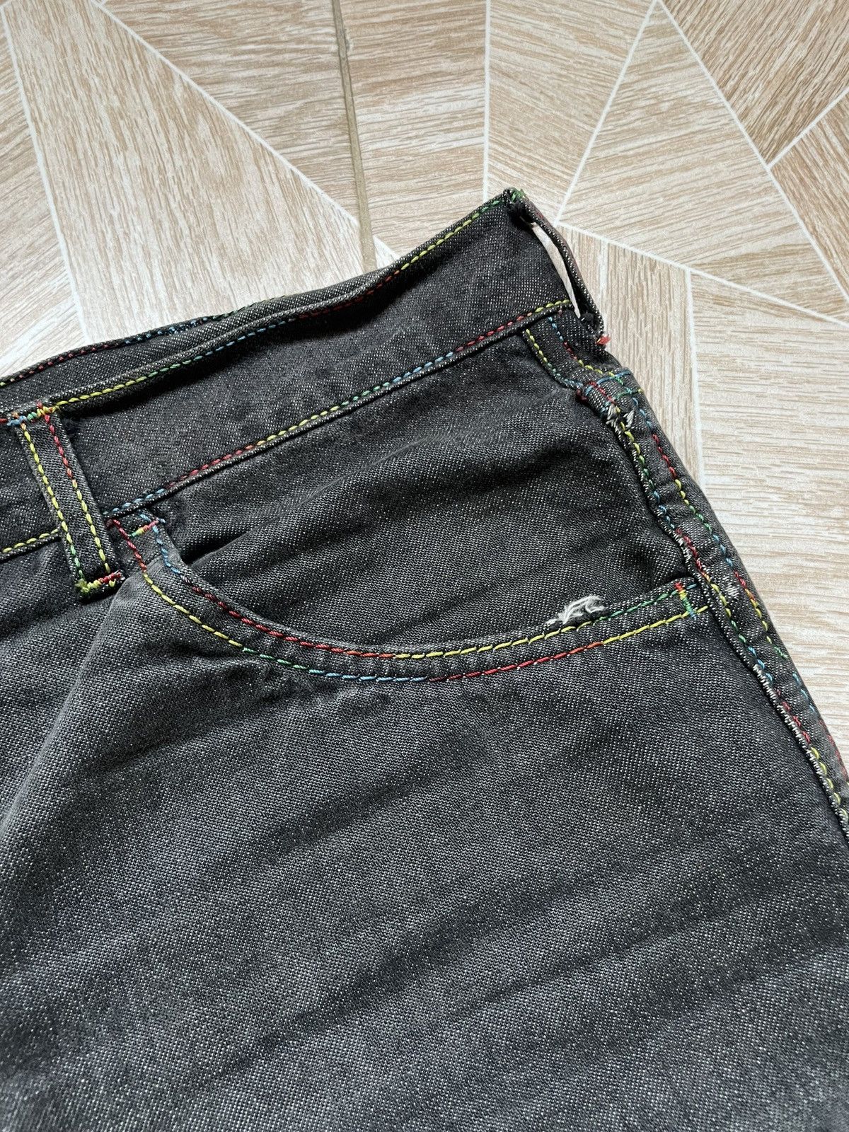 Missoni × Vintage Missoni Sport Baggy Jeans Pants Denim Italy Designer VINTAGE Size US 32 / EU 48 - 10 Thumbnail